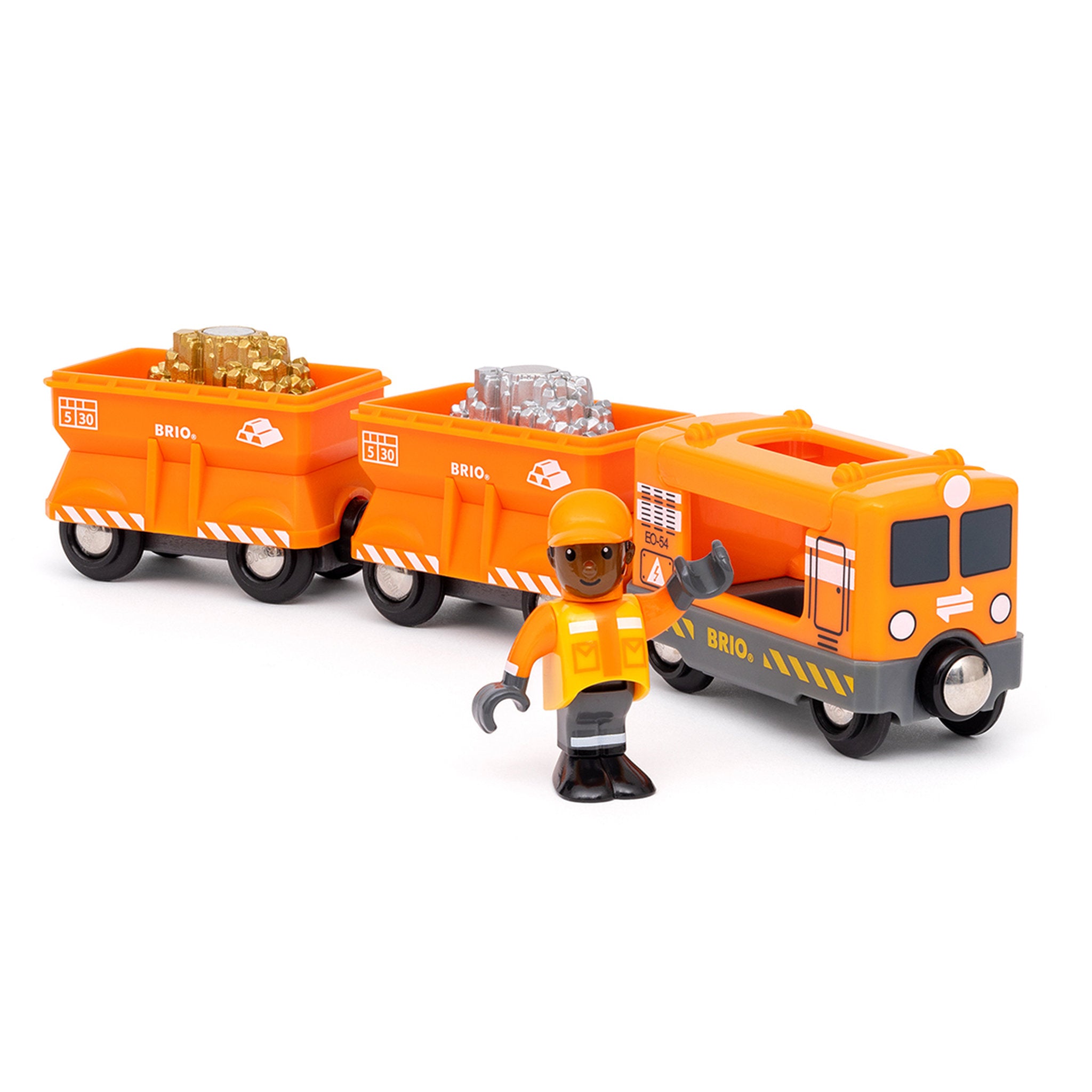 BRIO World Gold Cargo Train 6 Piece Set