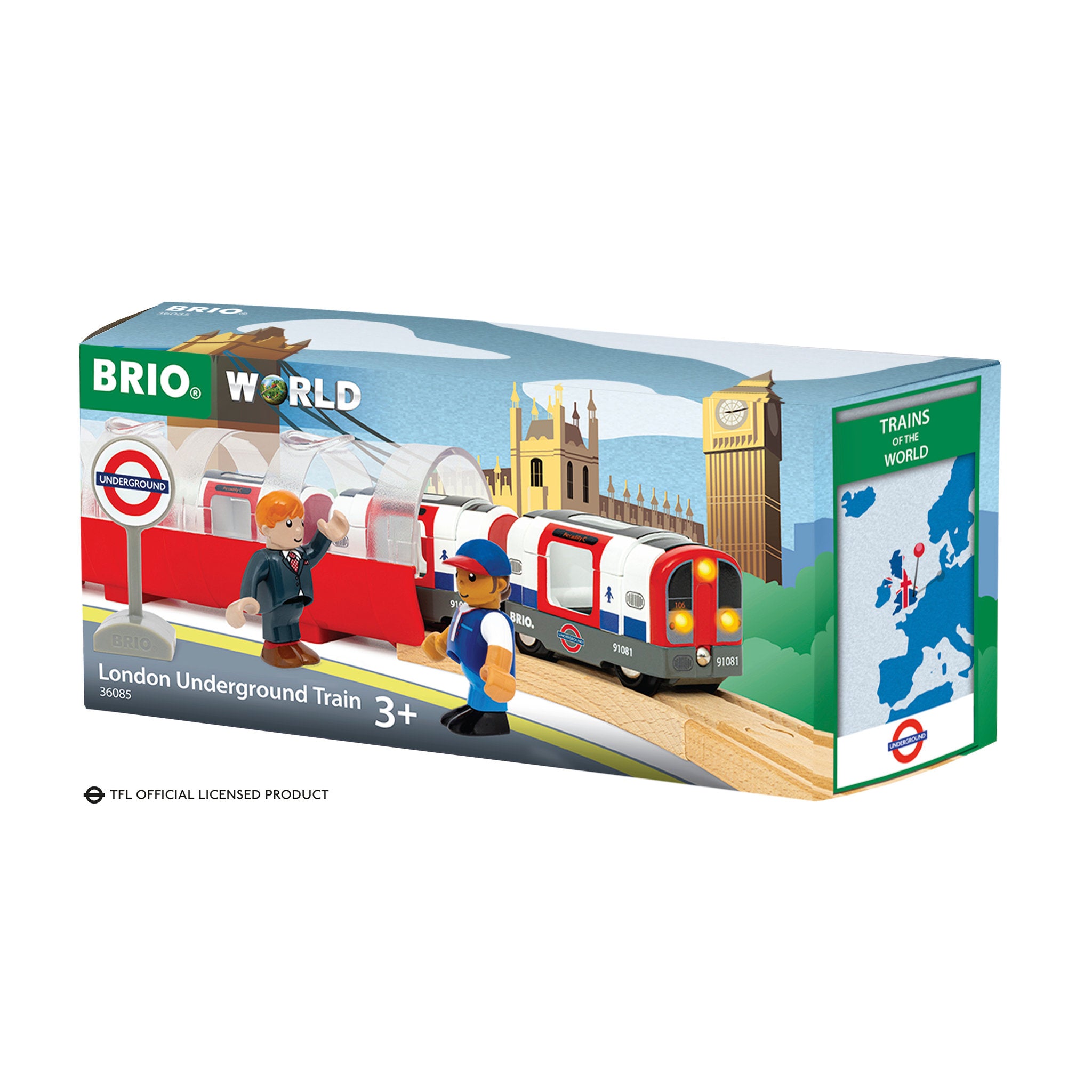 BRIO World London Underground Train 7 Piece Set
