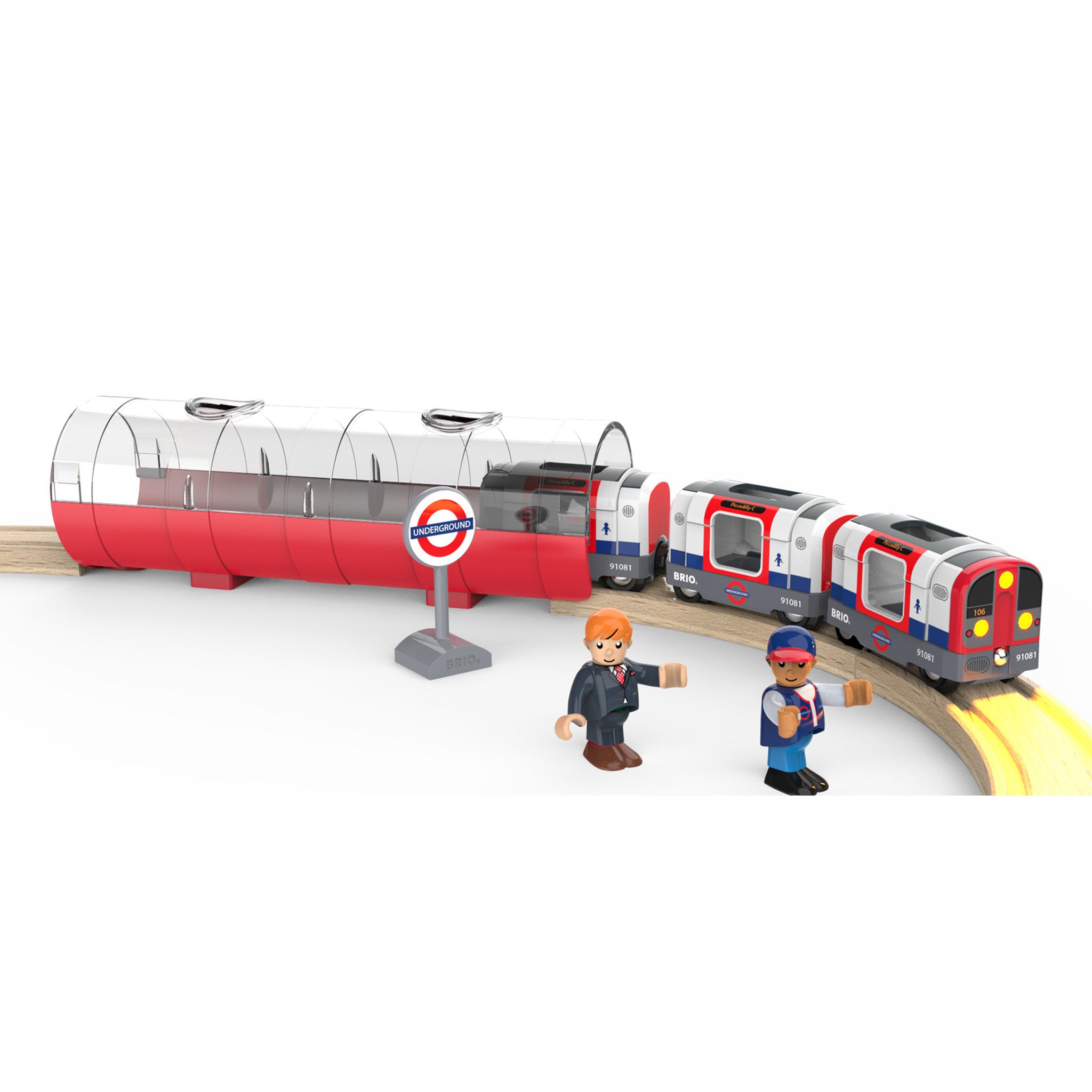 BRIO World London Underground Train 7 Piece Set