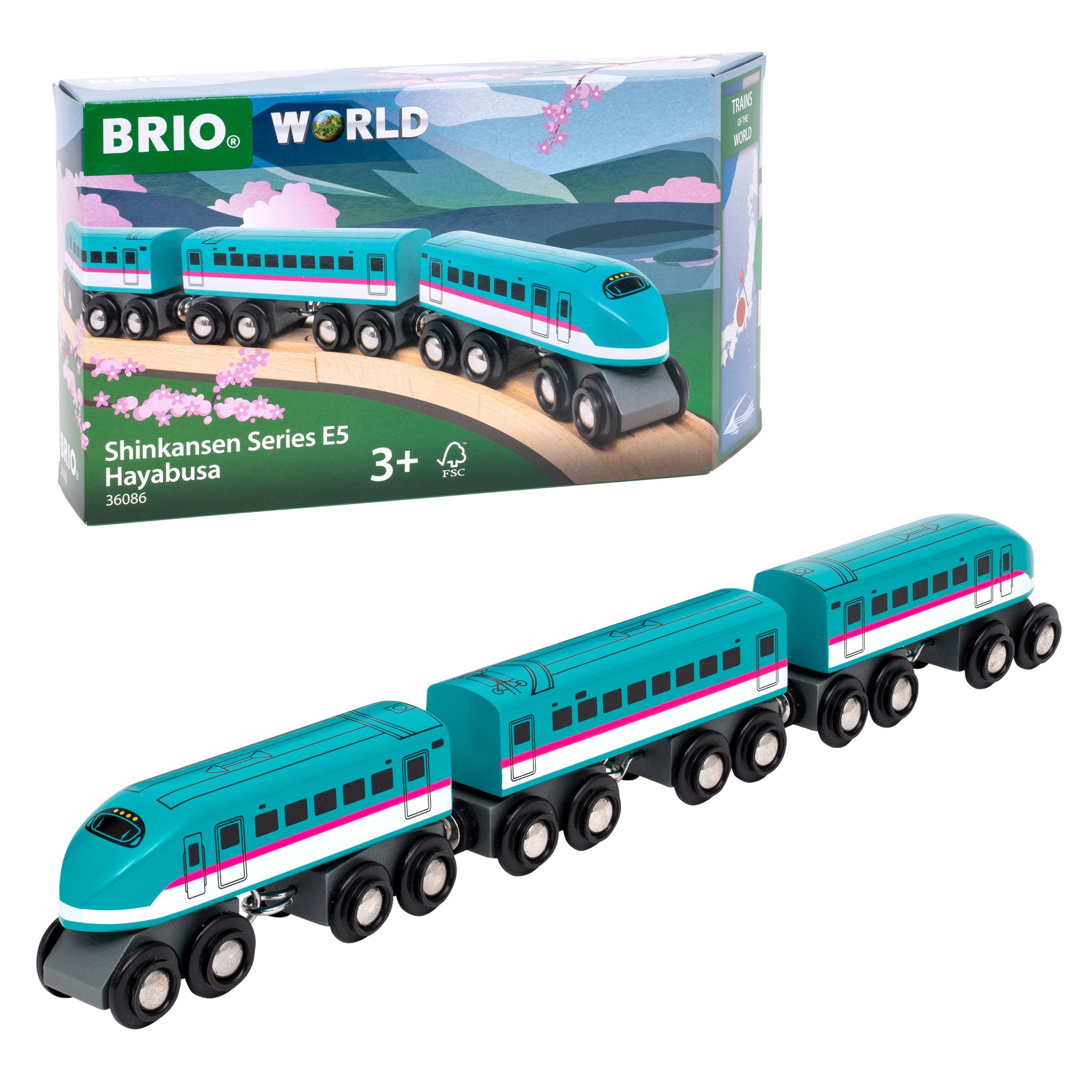 BRIO World Trains of the World Shinkansen Train Set