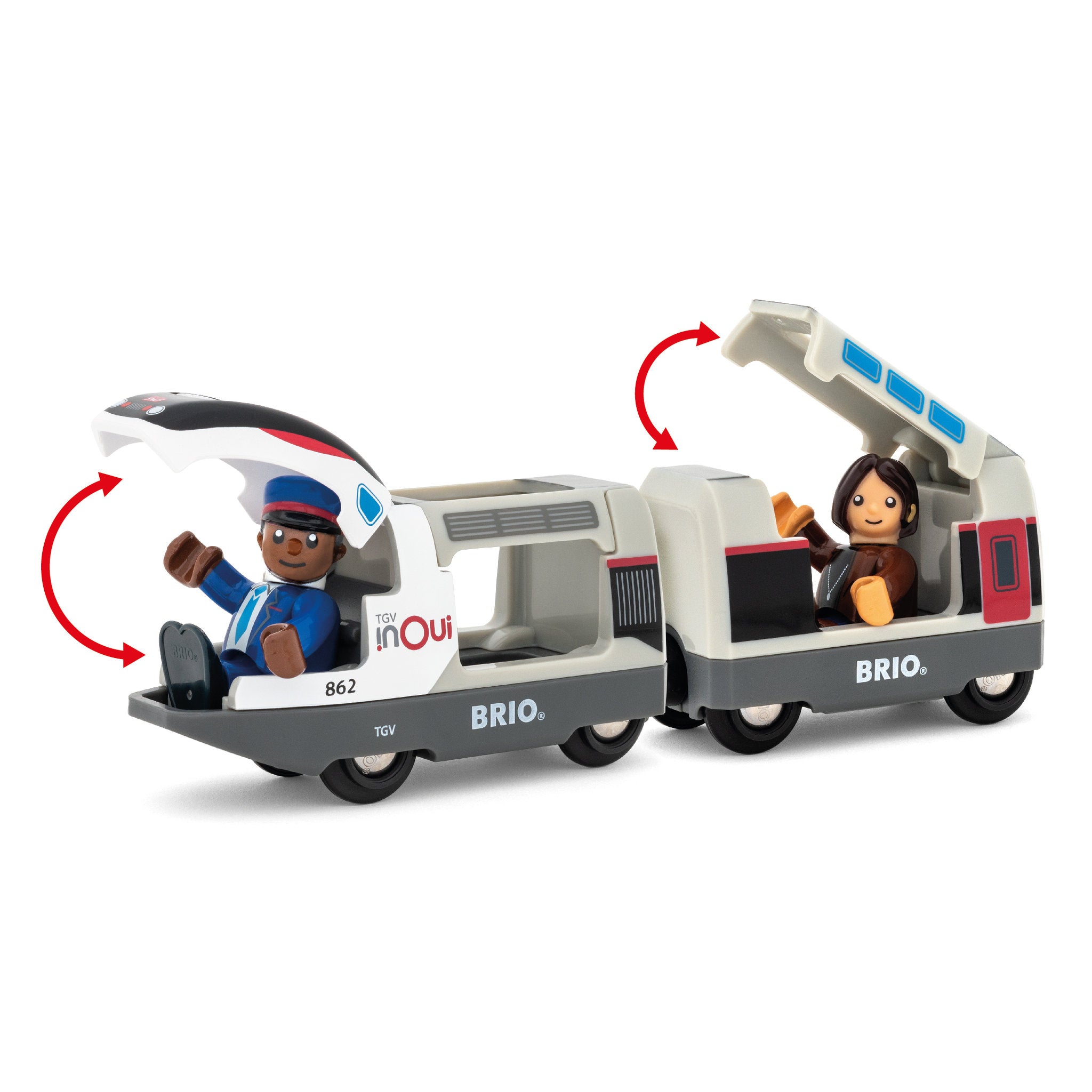 BRIO World TGV High Speed Train 7 Piece Set