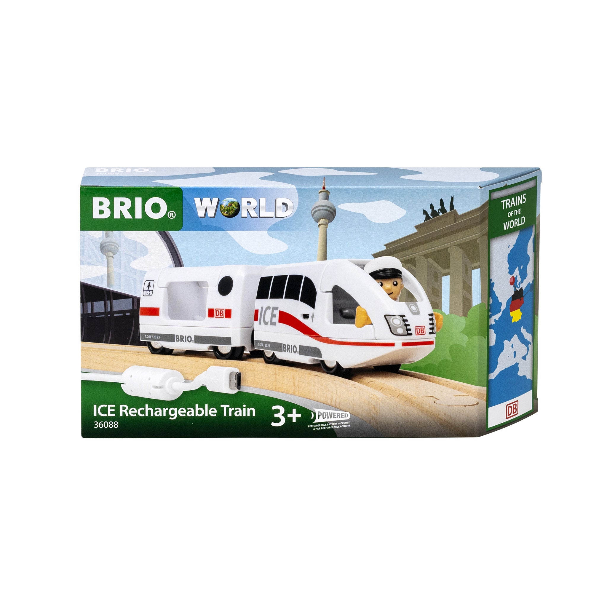 BRIO World ICE Rechargeable Train 3 Piece Set