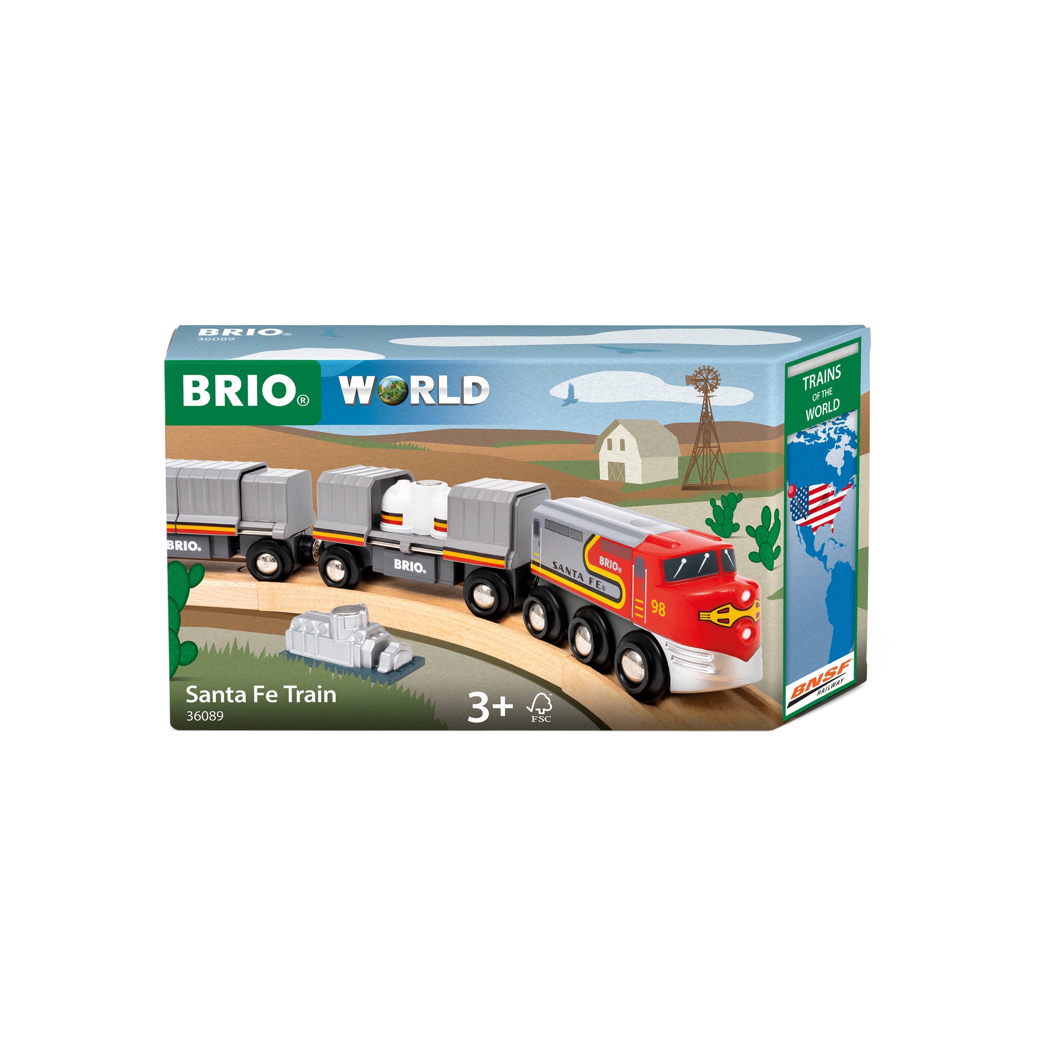 BRIO World Trains of the World Santa Fe Train