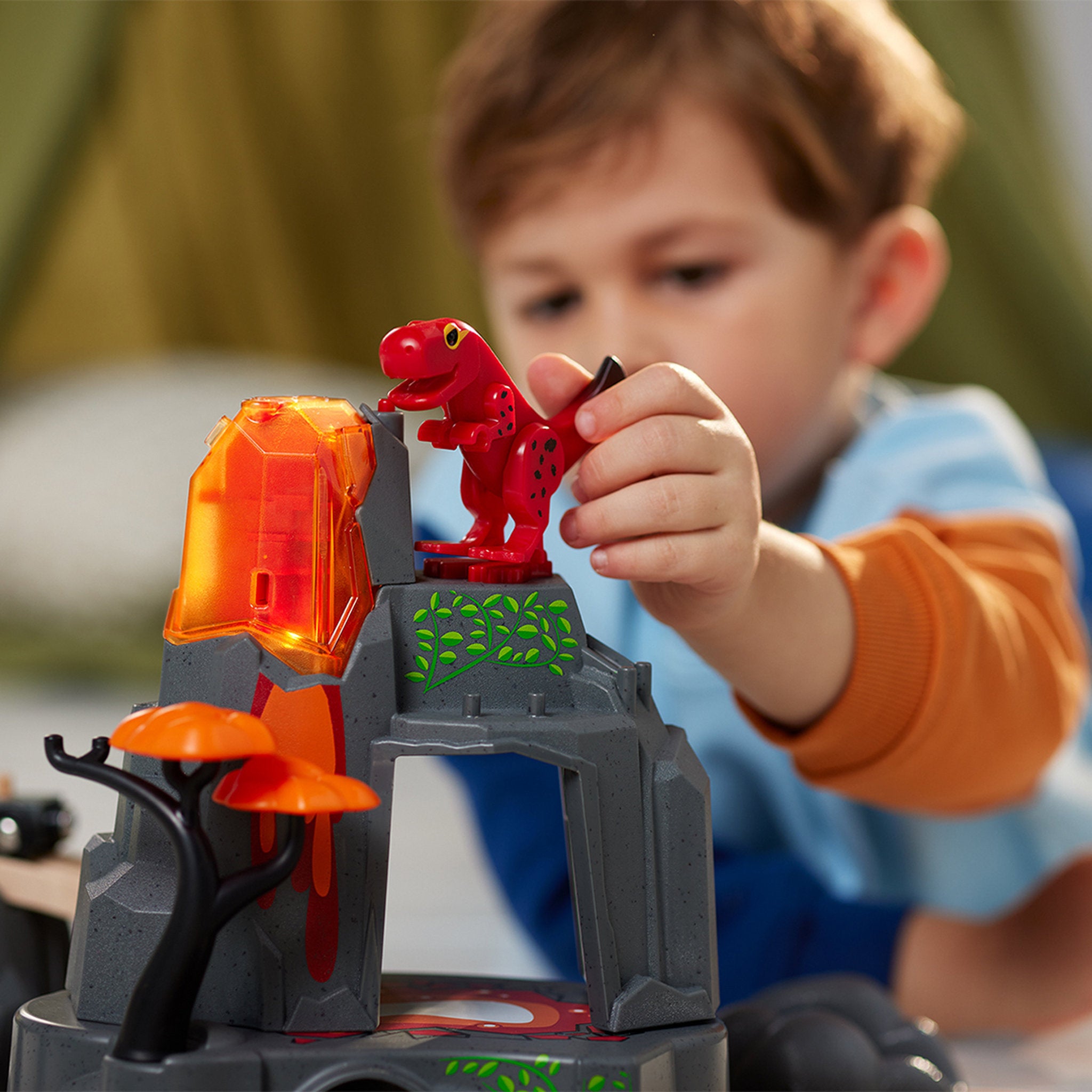 BRIO World Dinosaur Erupting Volcano 5 Piece Set