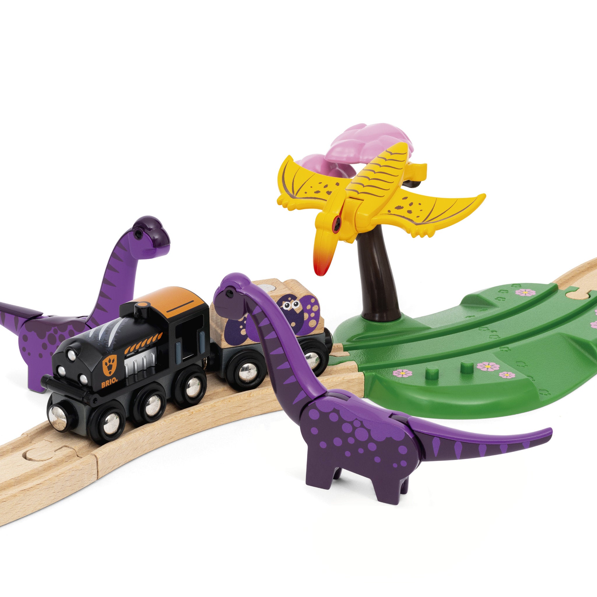 BRIO World Dinosaur Adventure Train Set 21 Piece Set