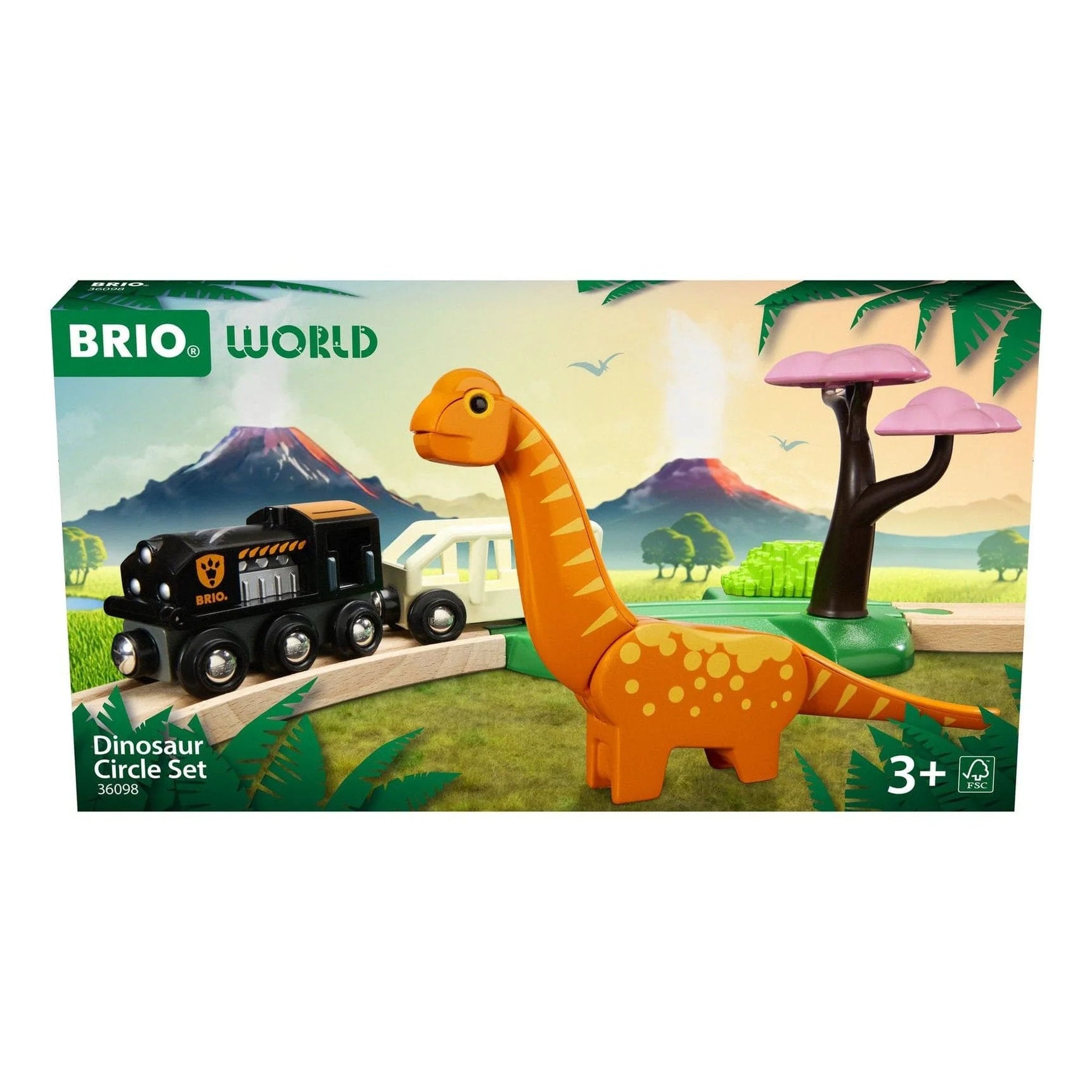 BRIO World Dinosaur Circle Train Set 12 Piece Set