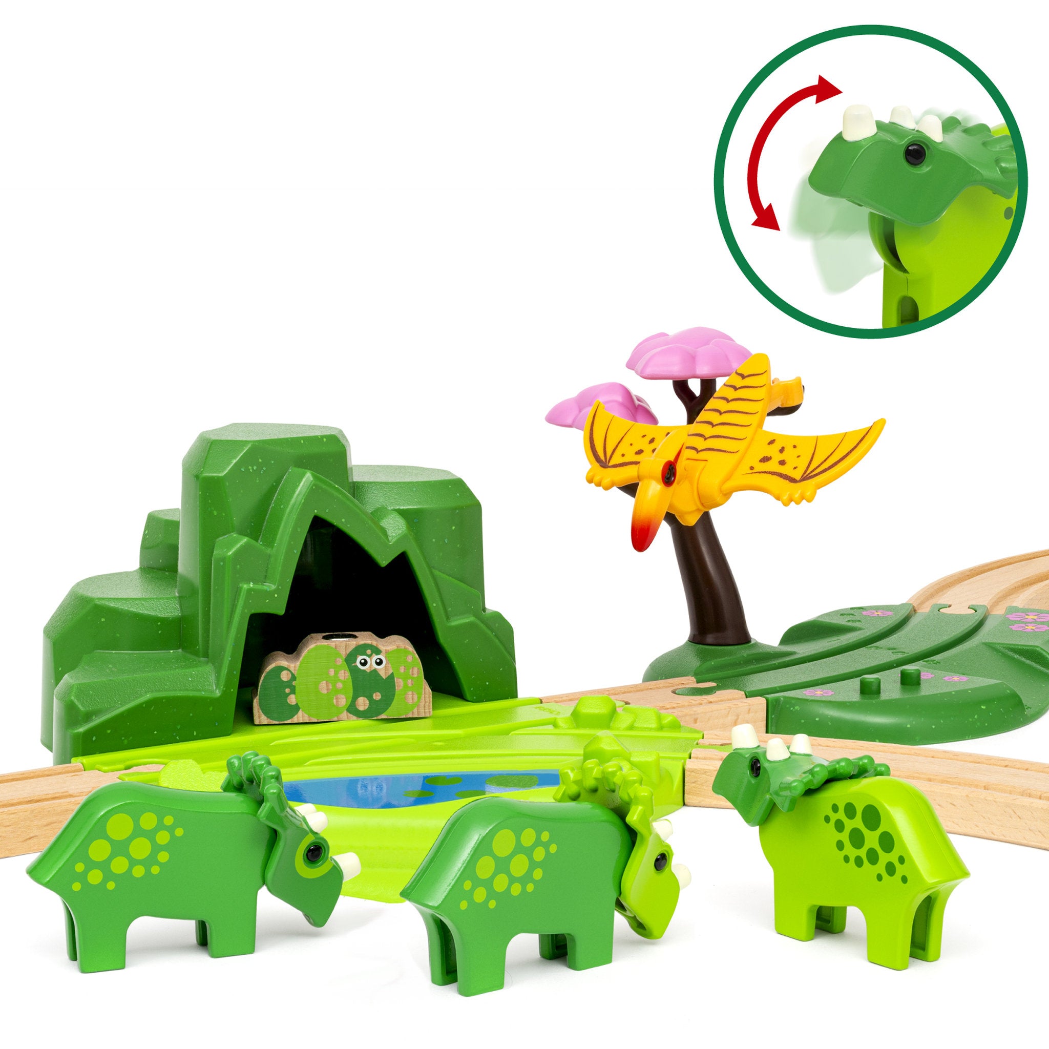 BRIO World Dinosaur Deluxe Train Set 45 Piece Set