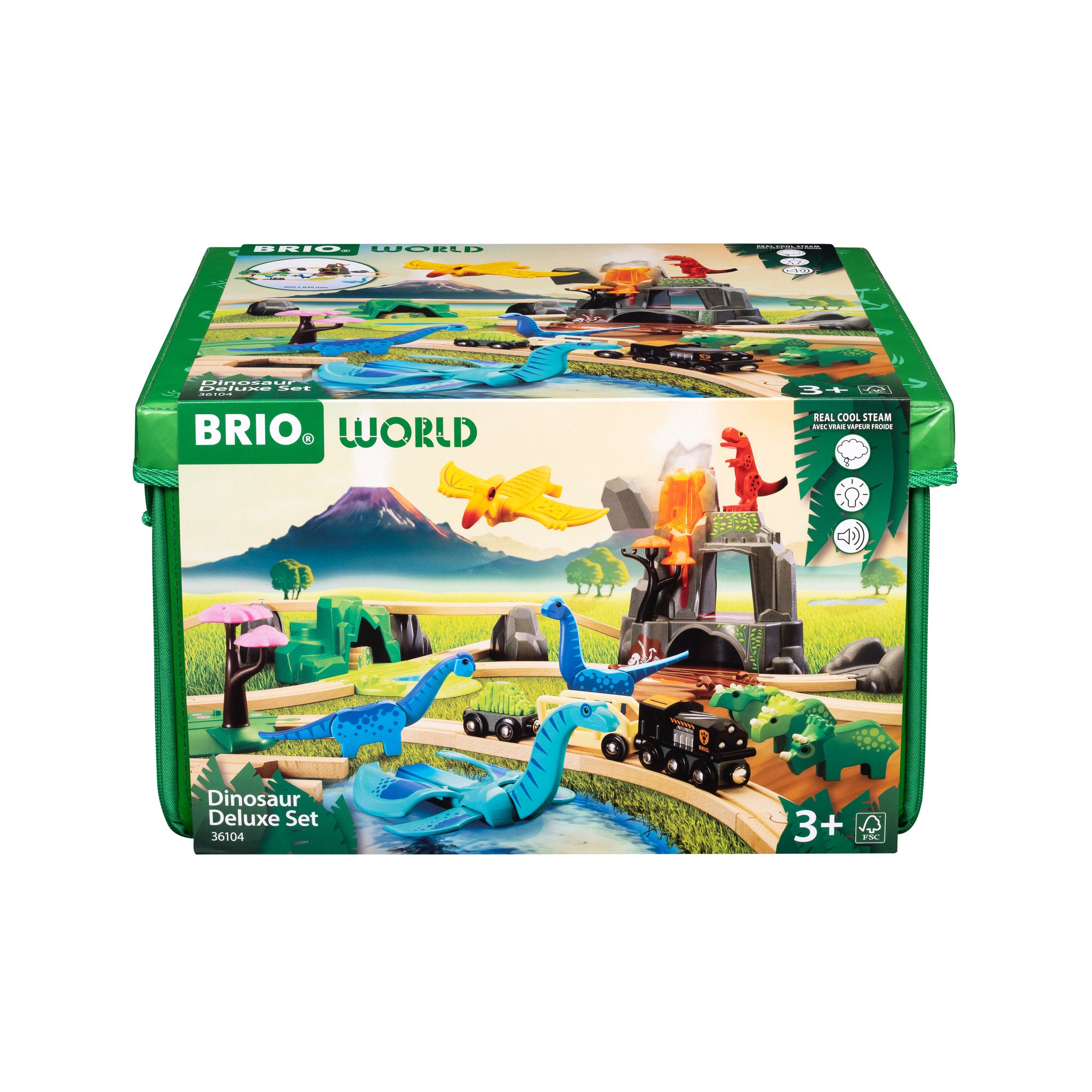 BRIO World Dinosaur Deluxe Train Set 45 Piece Set