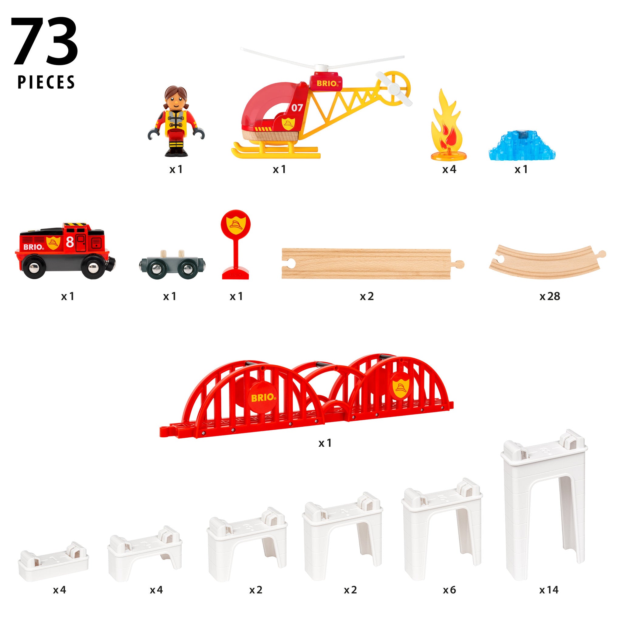 BRIO World Mega Spiral Railway Set 19 Pieces