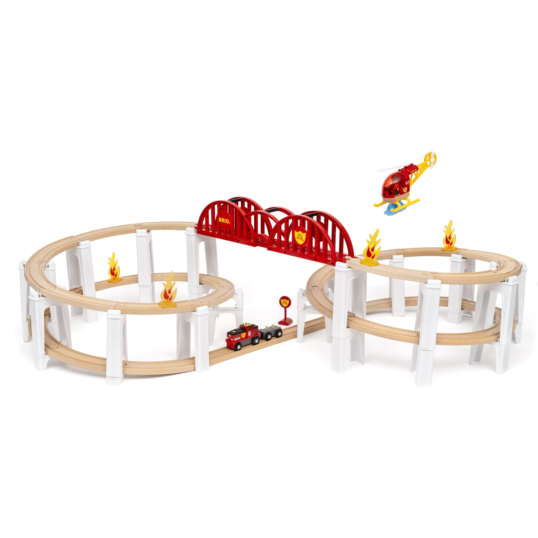 BRIO World Mega Spiral Railway Set 19 Pieces