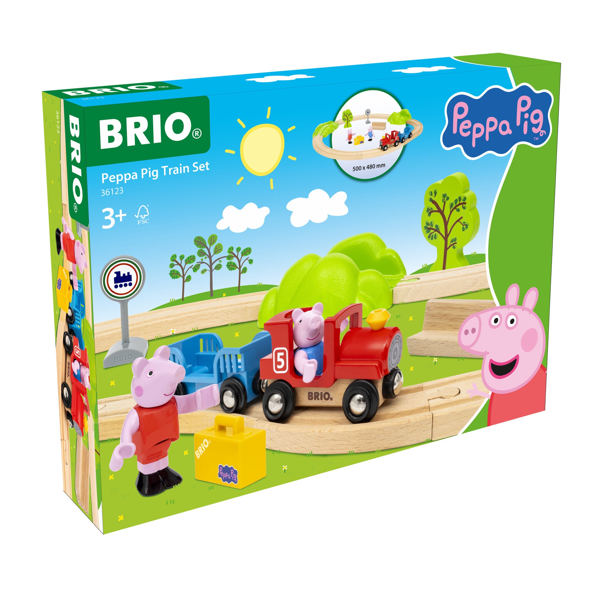 BRIO Peppa Pig Train Set 18 Pieces