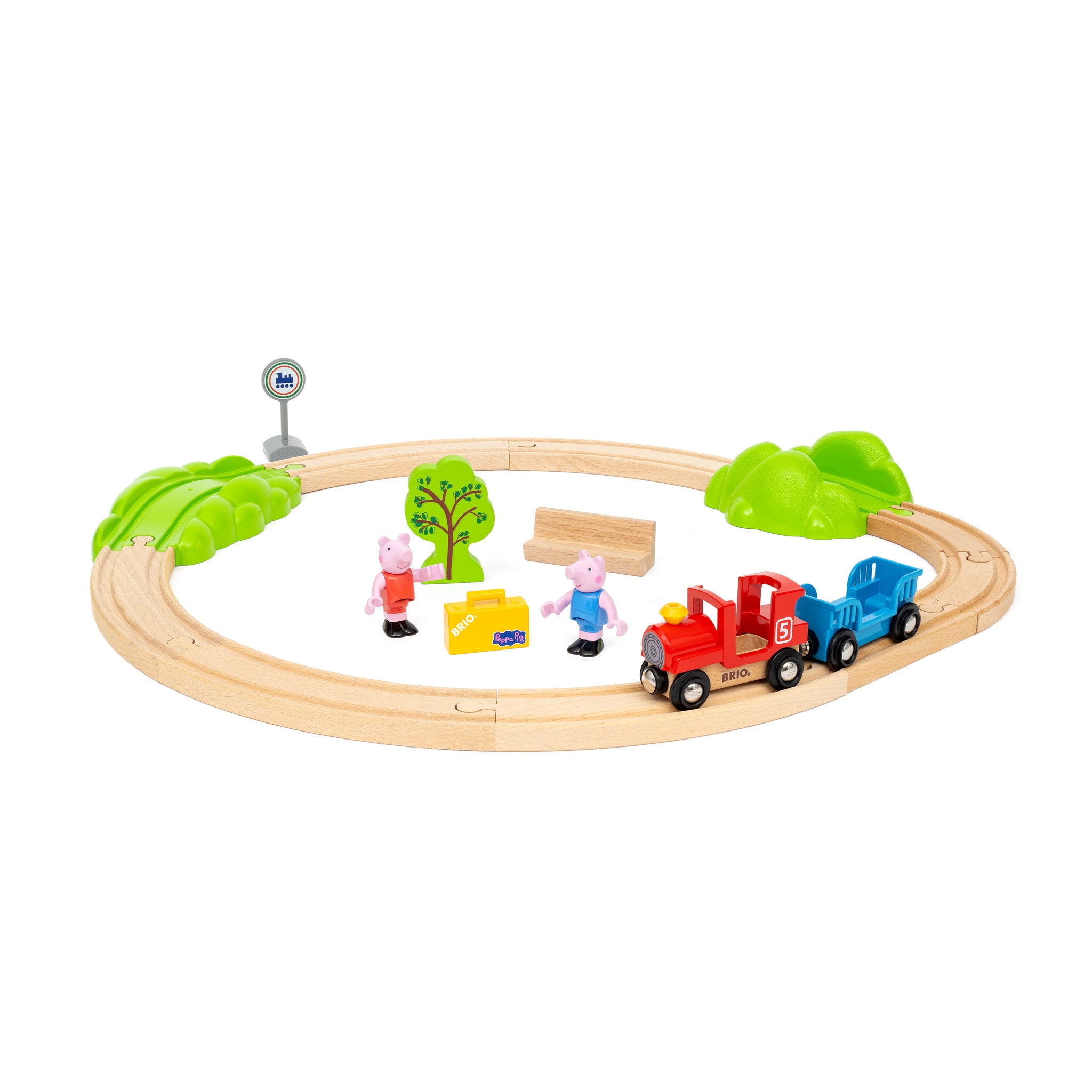BRIO Peppa Pig Train Set 18 Pieces