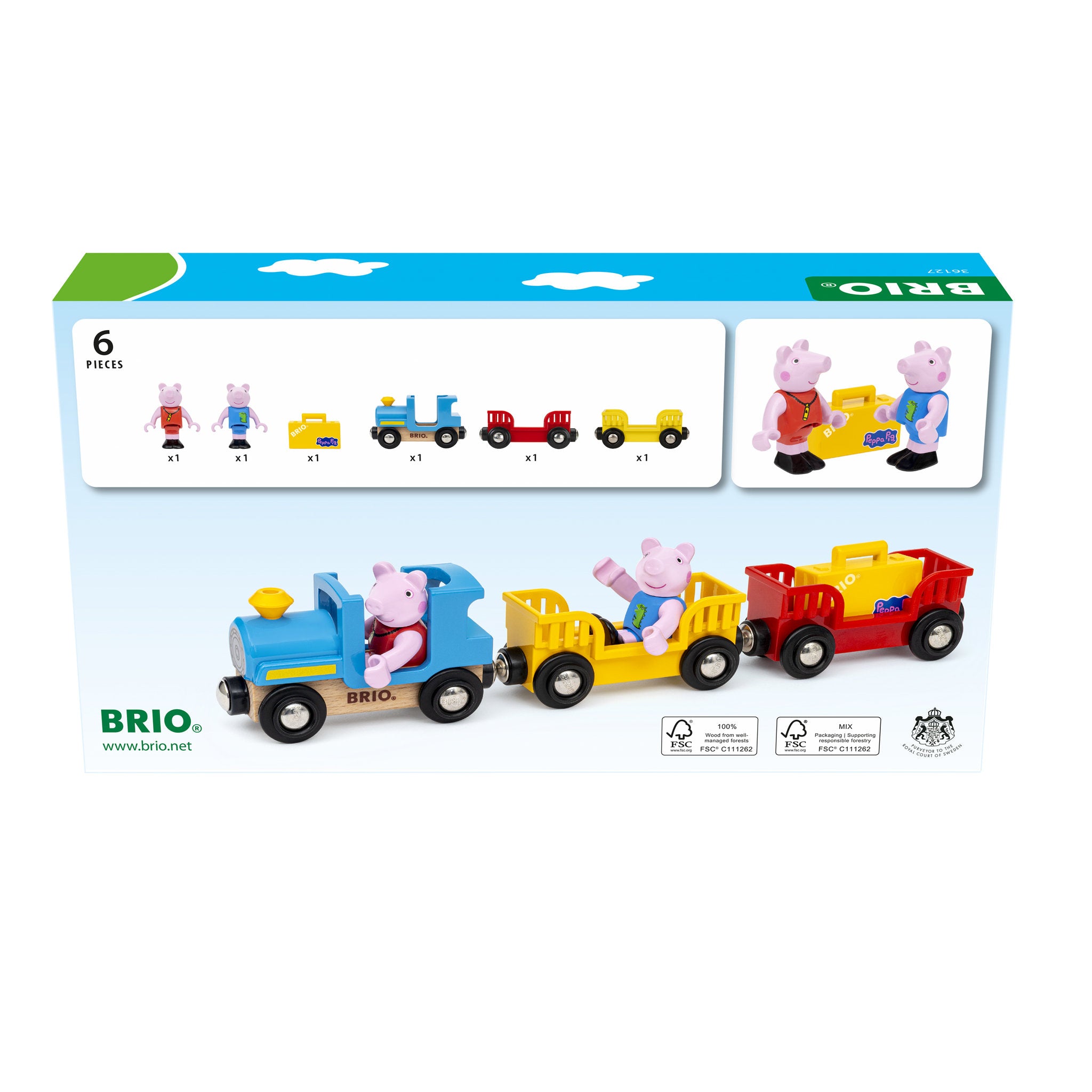 BRIO Peppa Pig Train Set