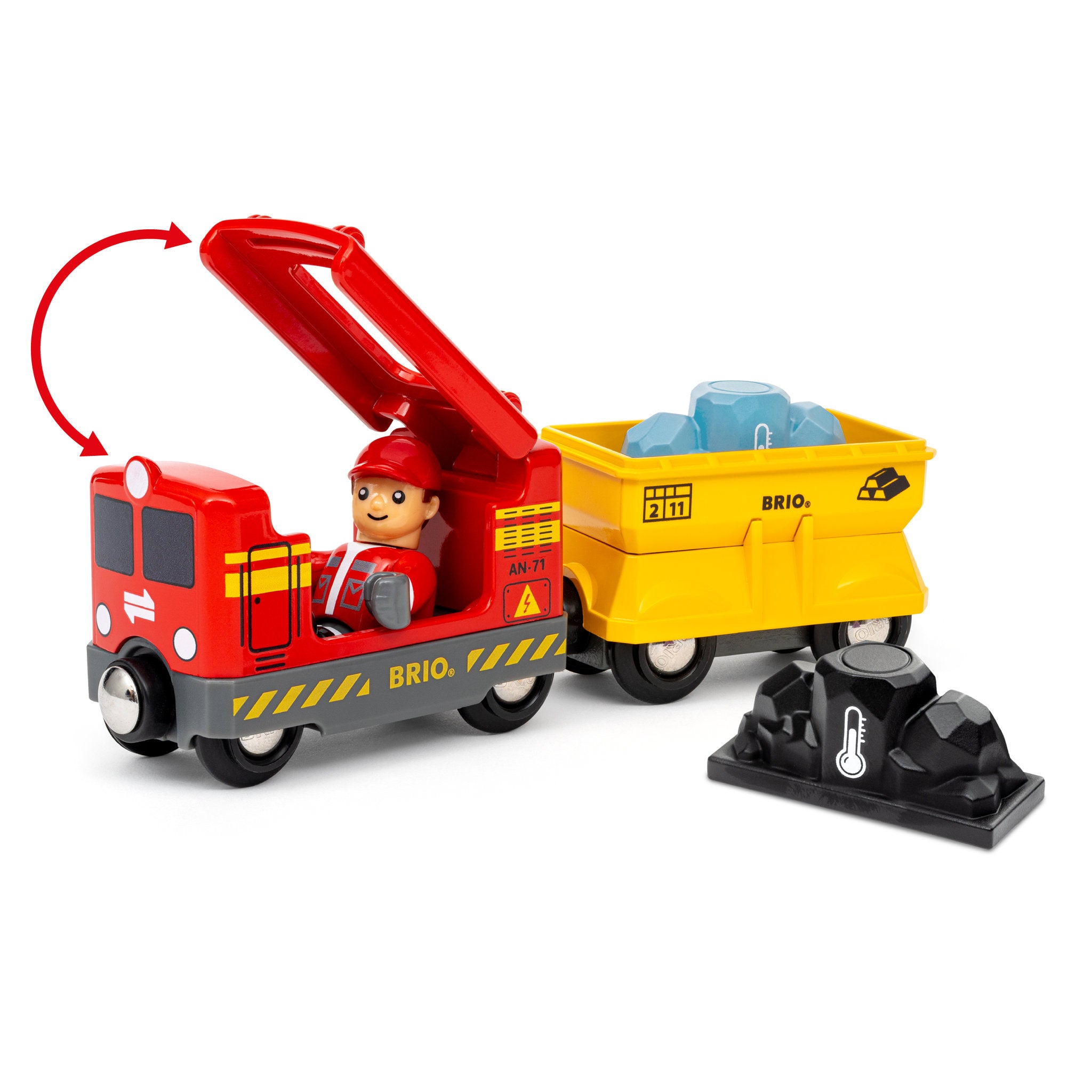 BRIO World Gemstone Cargo Train Set 5 Pieces