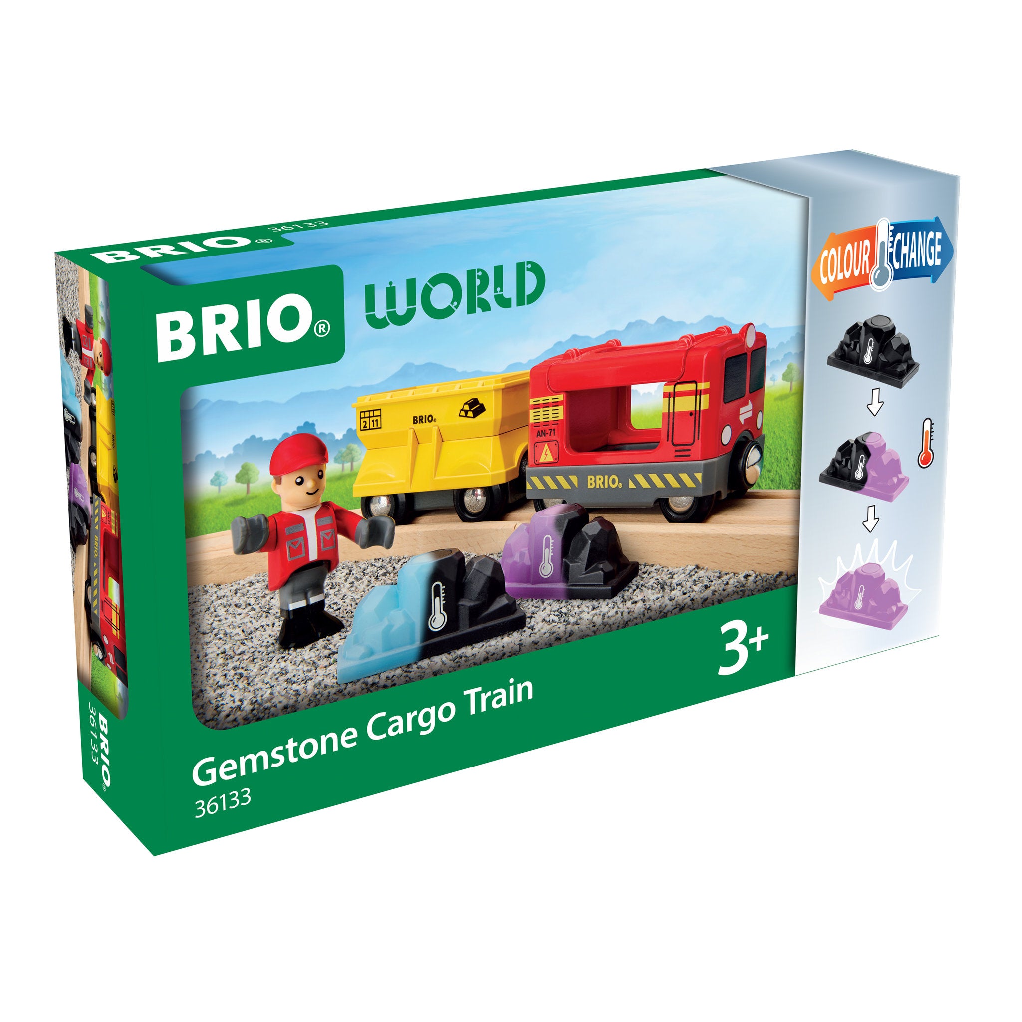 BRIO World Gemstone Cargo Train Set 5 Pieces