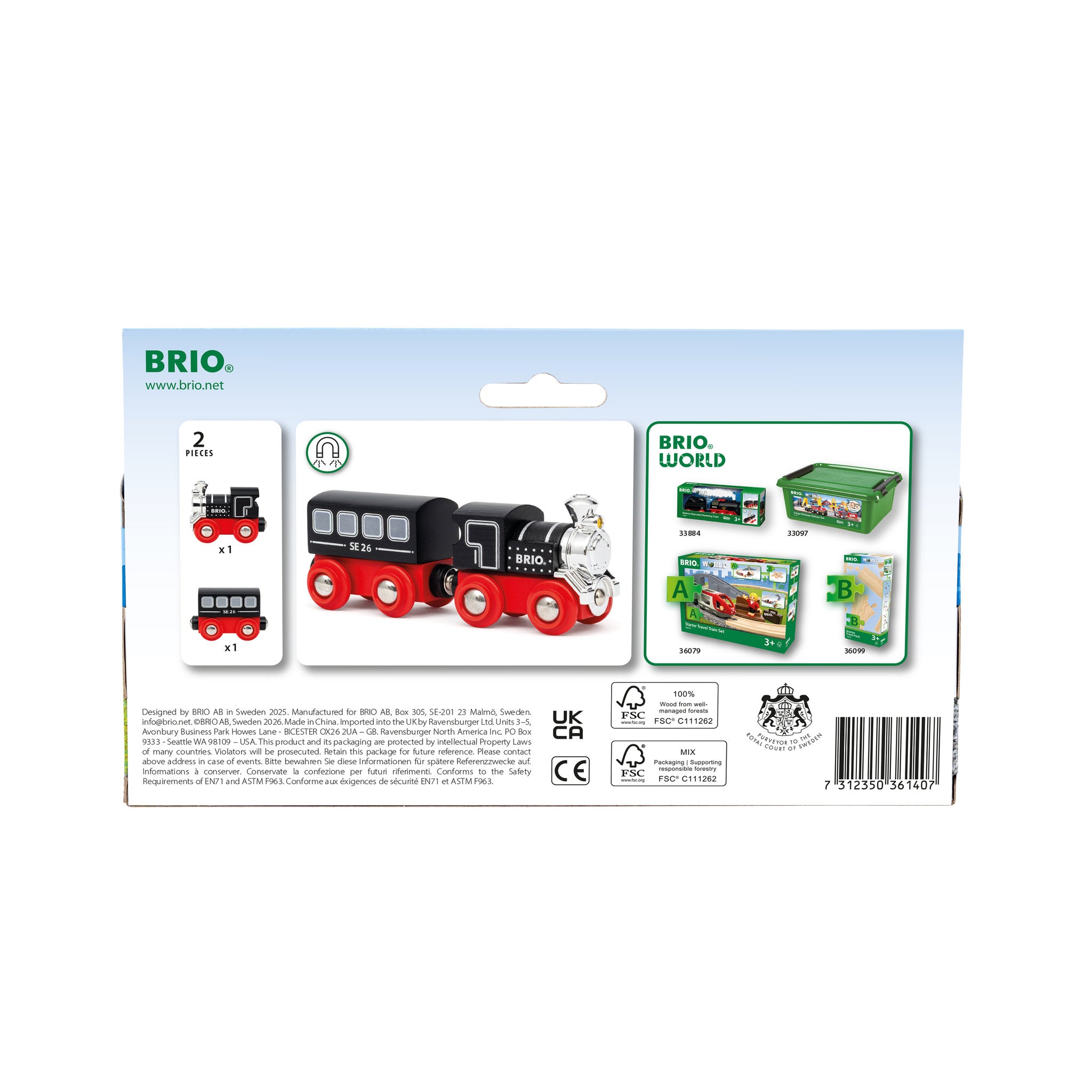 BRIO World Special Edition Train 2 Piece Set