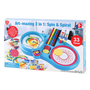 PlayGo Art-Mazing 2 In 1 Spin & Spirial 33 Piece Set
