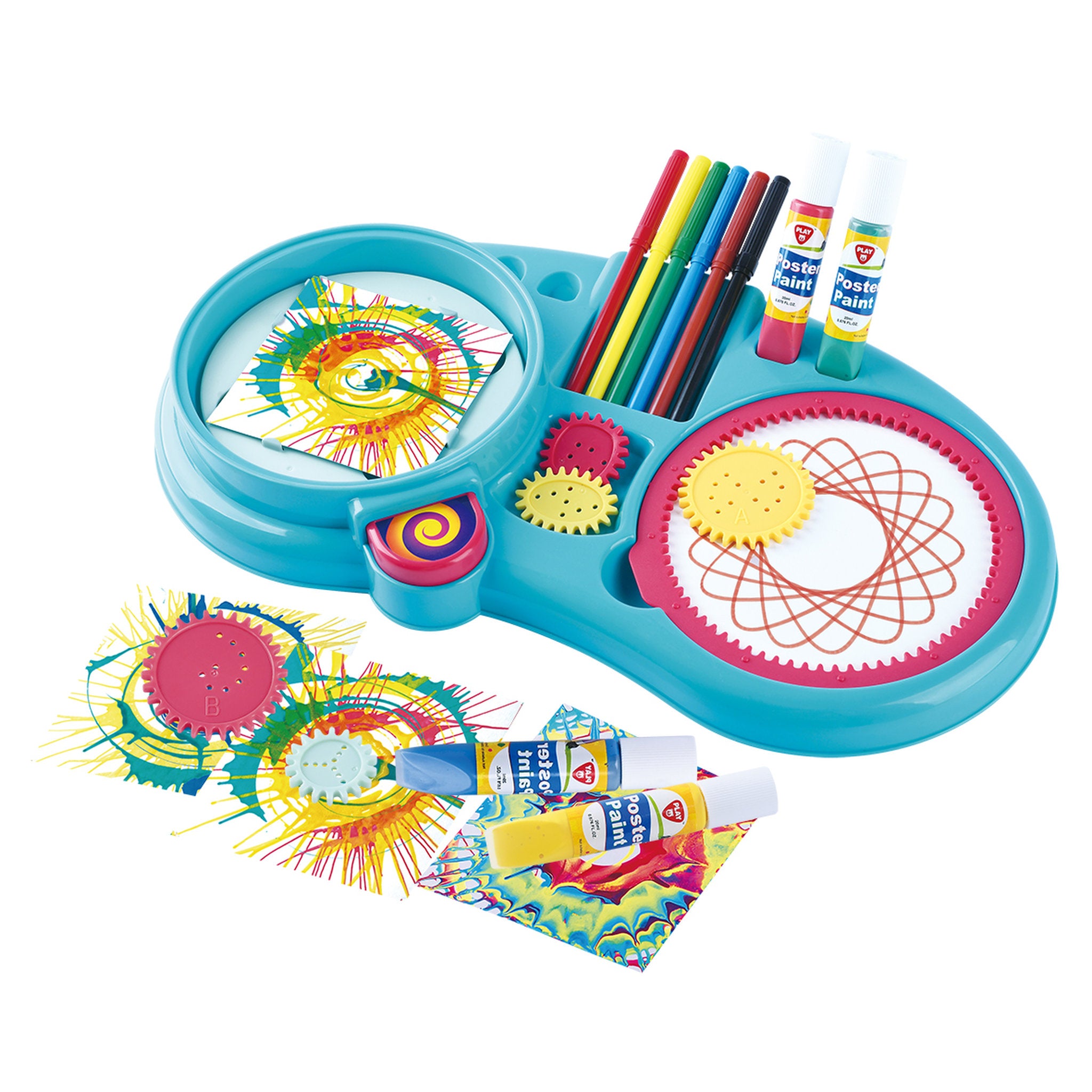 PlayGo Art-Mazing 2 In 1 Spin & Spirial 33 Piece Set