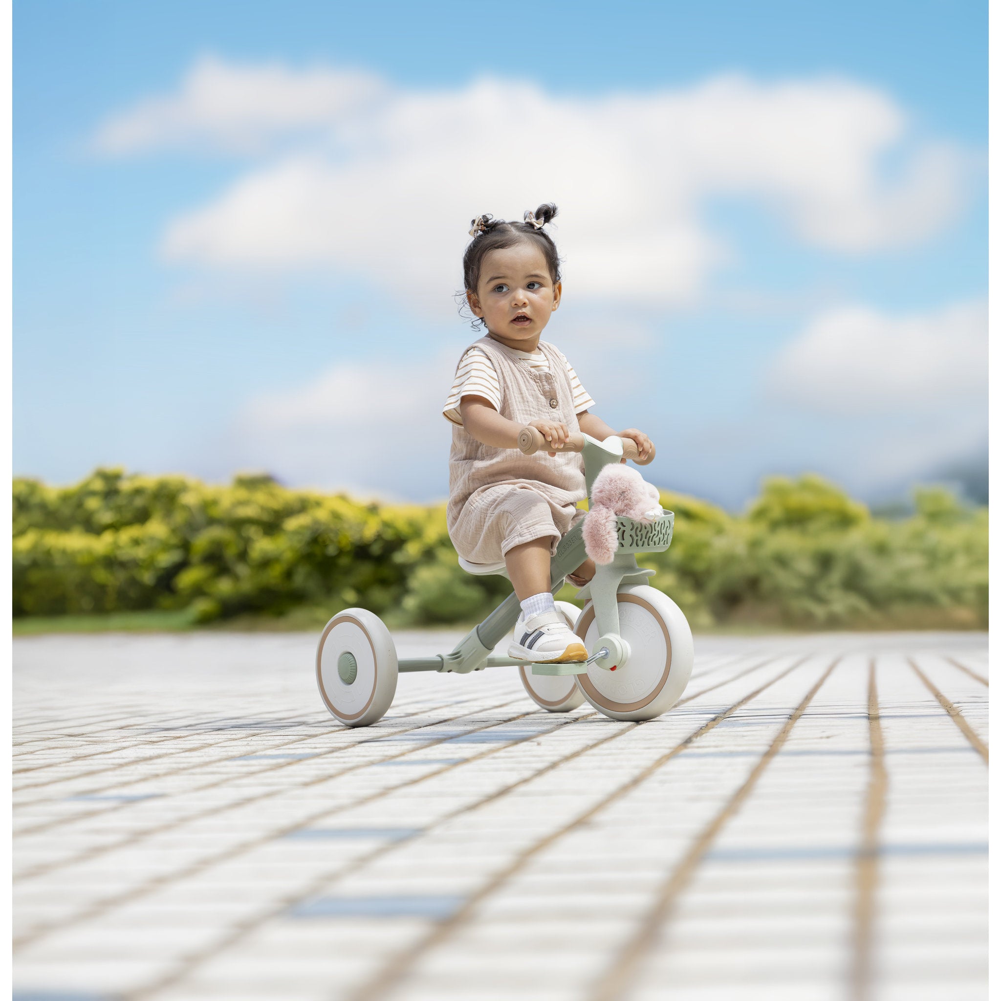 Globber 2-IN-1 Learning Trike Plus Ecologic - Pistachio
