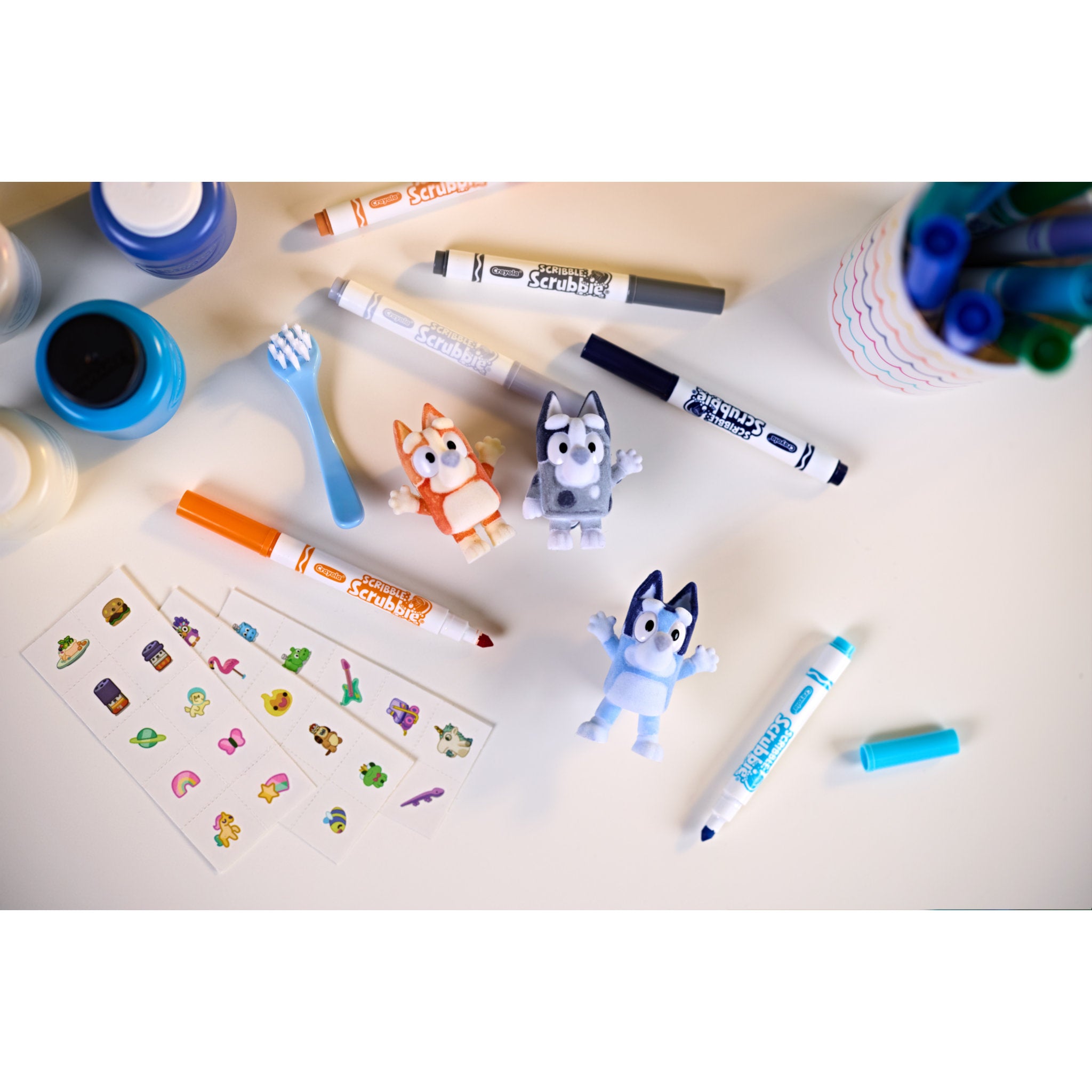 Crayola Scribble Scrubbie Bluey 3 Piece Playset
