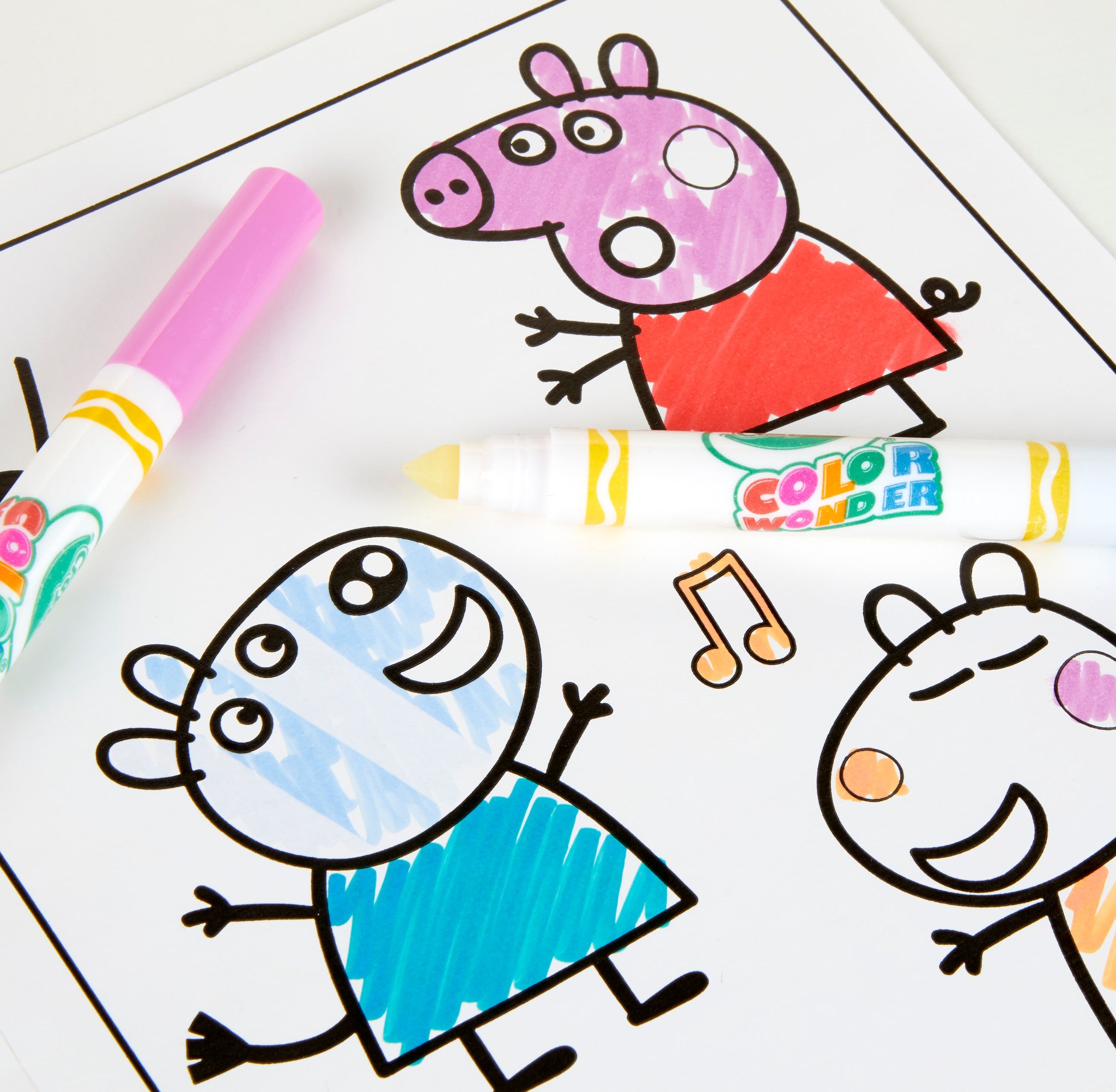 Crayola Colour Wonder Mess Free Colouring Peppa Pig