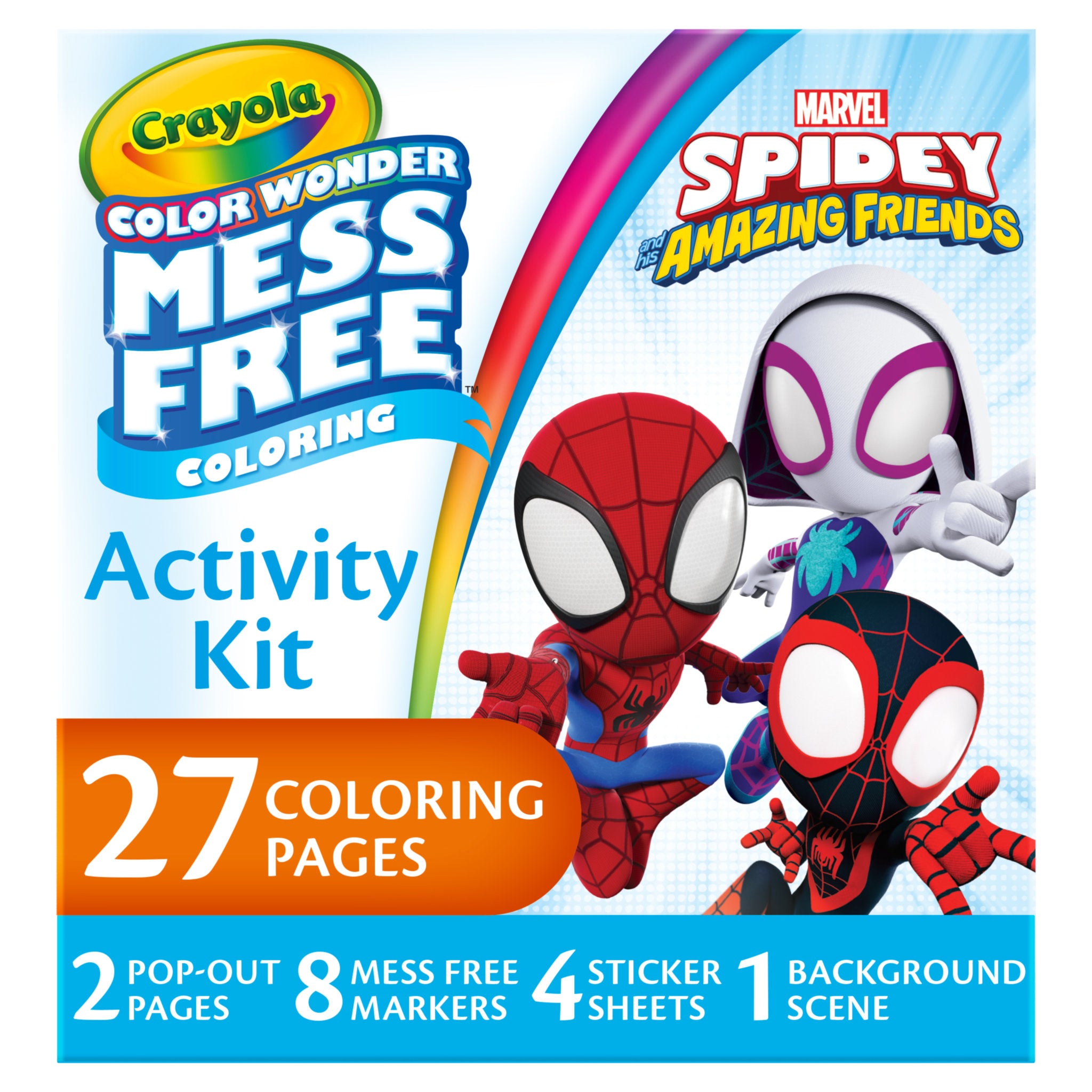 Crayola Color Wonder Activity Kit Spidey and His Amazing Friends