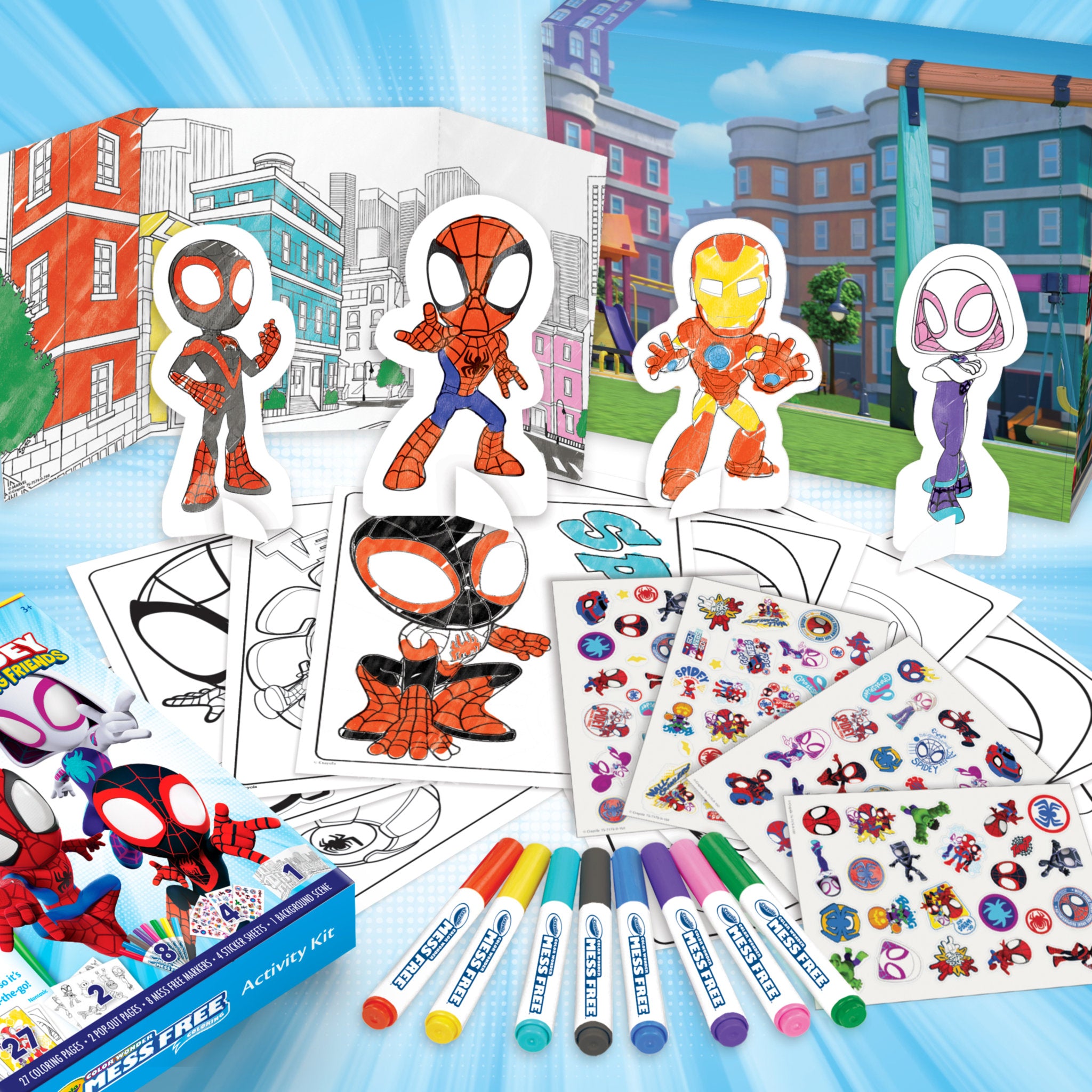 Crayola Color Wonder Activity Kit Spidey and His Amazing Friends
