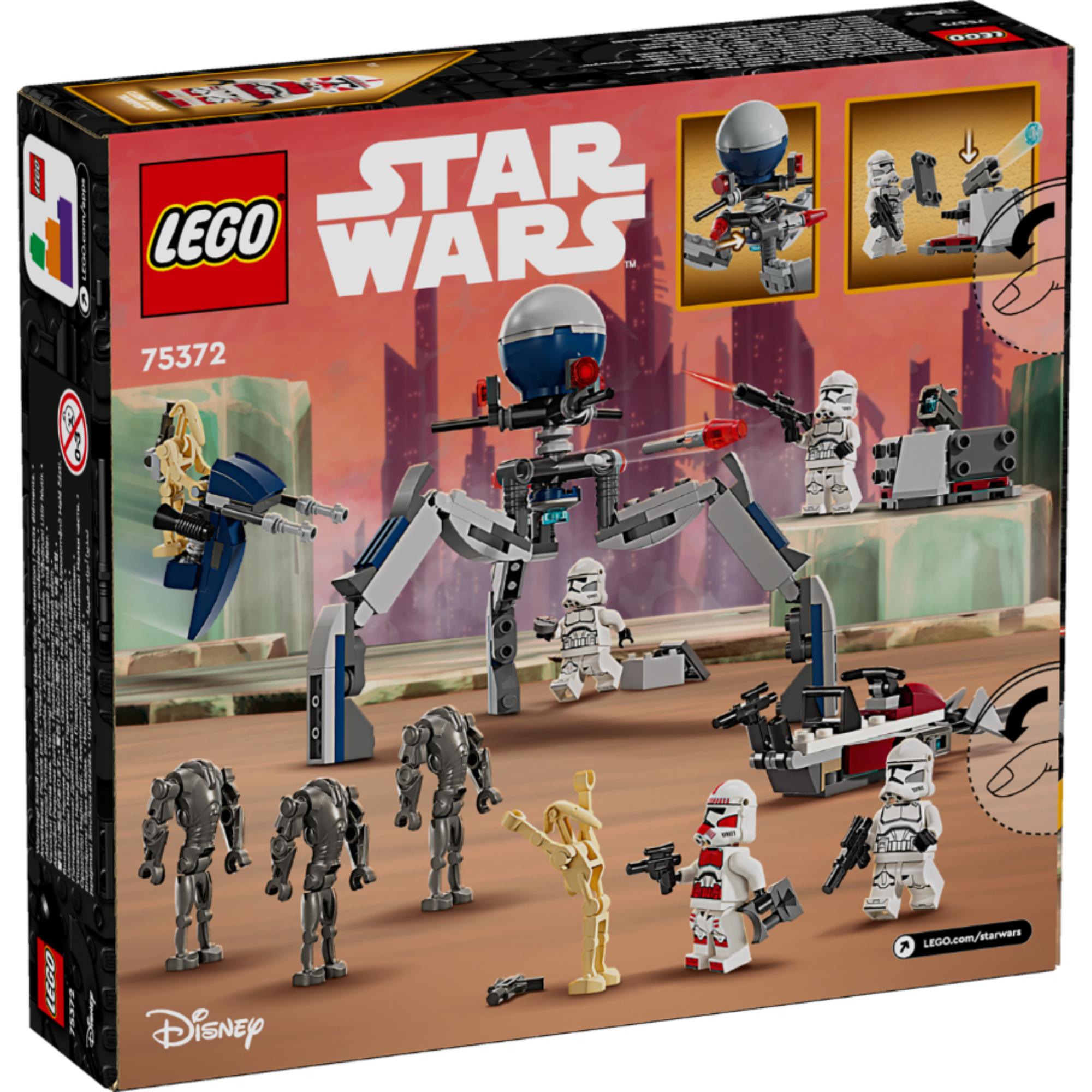 LEGO 75372 Star Wars Clone Trooper & Battle Droid Battle Pack