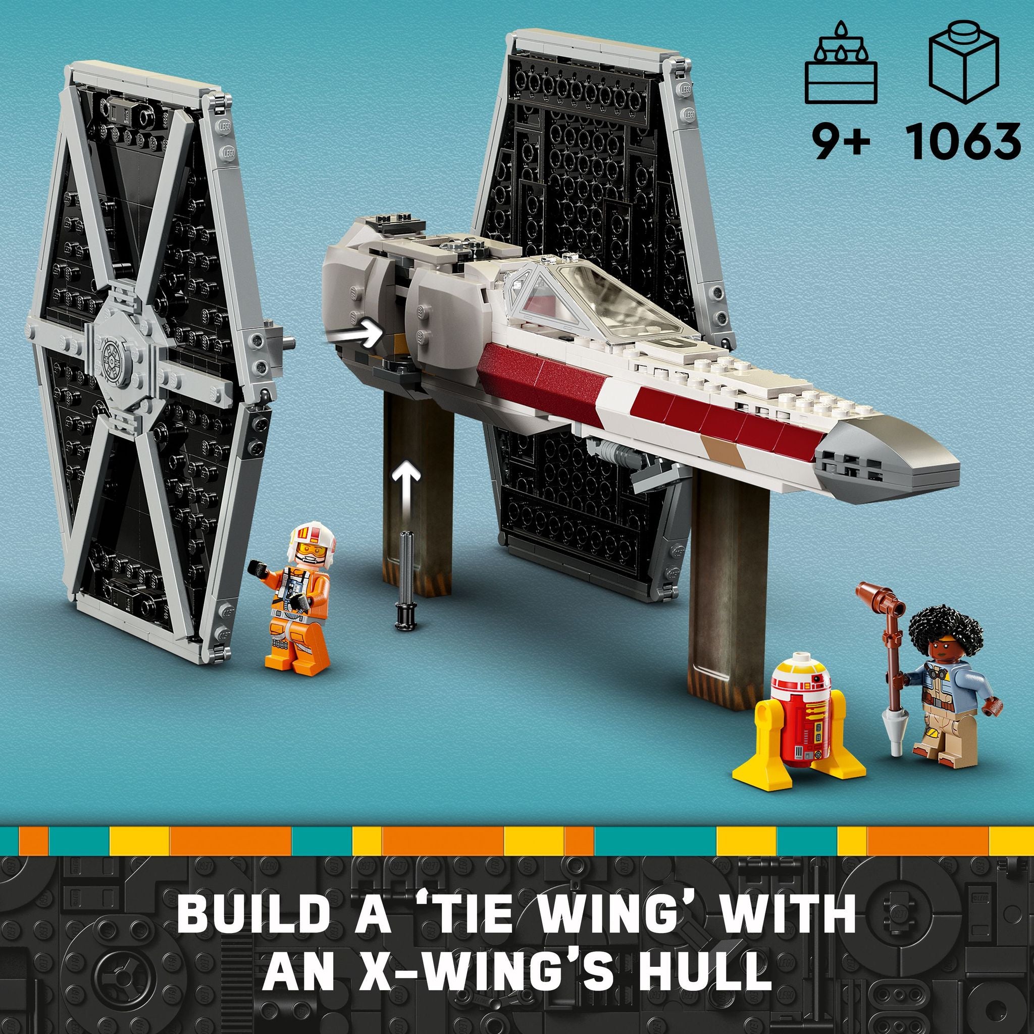 LEGO 75393 Star Wars Tie Fighter & X-Wing Mash-Up