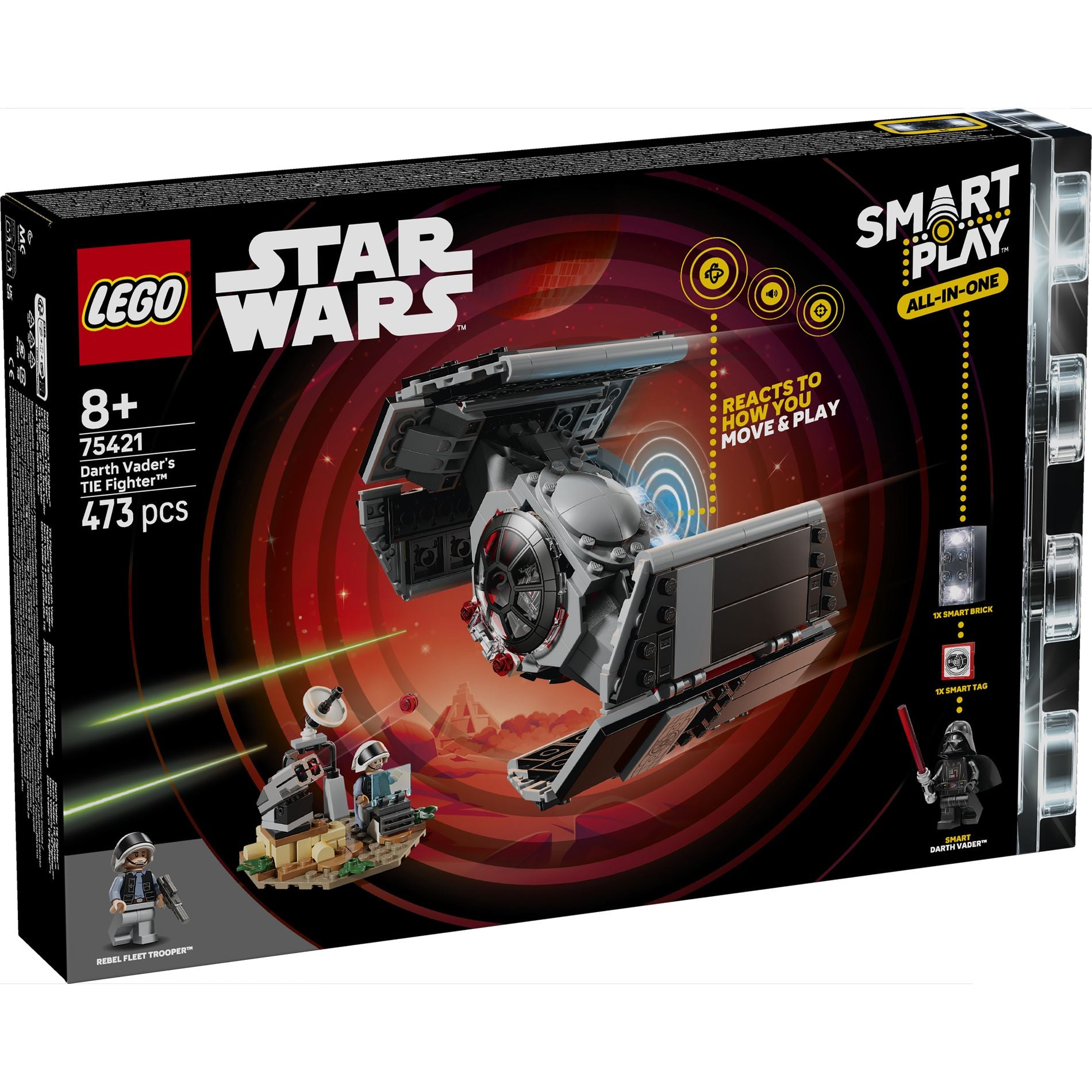 LEGO 75421 Star Wars SMART Play: Darth Vader’s TIE Fighter
