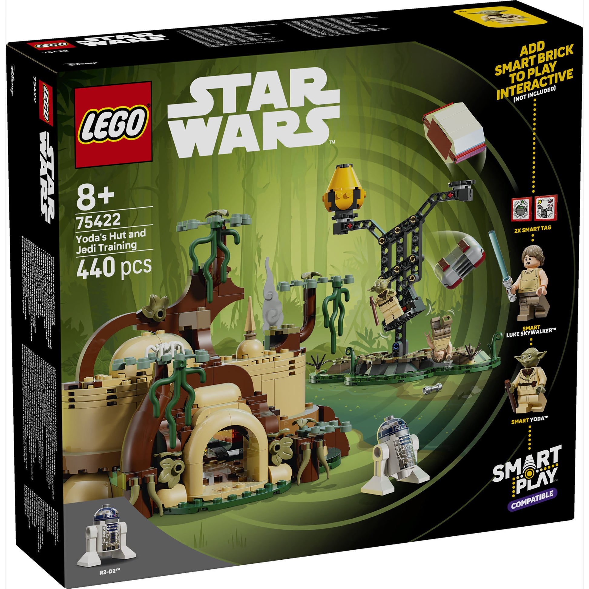 LEGO 75422 Star Wars SMART Play: Yoda's Hut and Jedi Training - Toyworld Australia