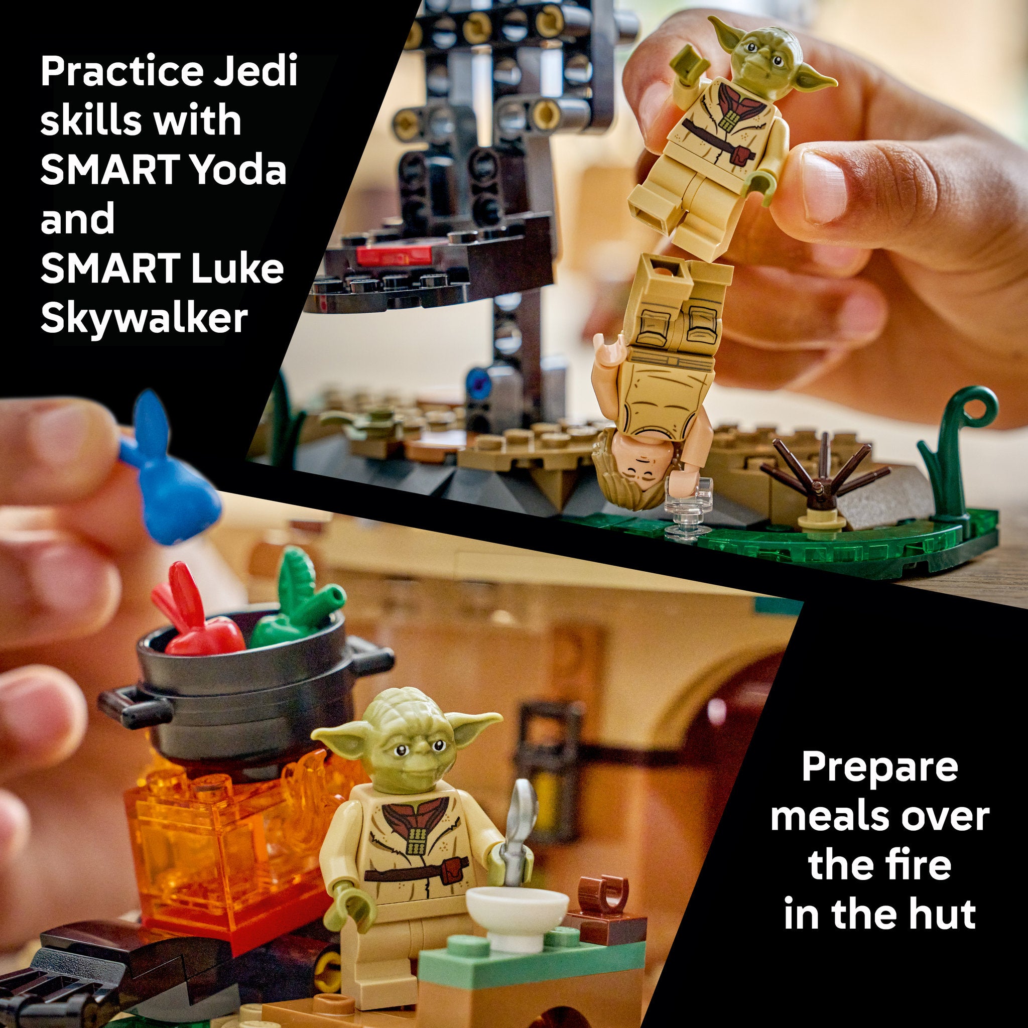 LEGO 75422 Star Wars SMART Play: Yoda's Hut and Jedi Training - Toyworld Australia