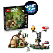 LEGO 75422 Star Wars SMART Play: Yoda's Hut and Jedi Training - Toyworld Australia