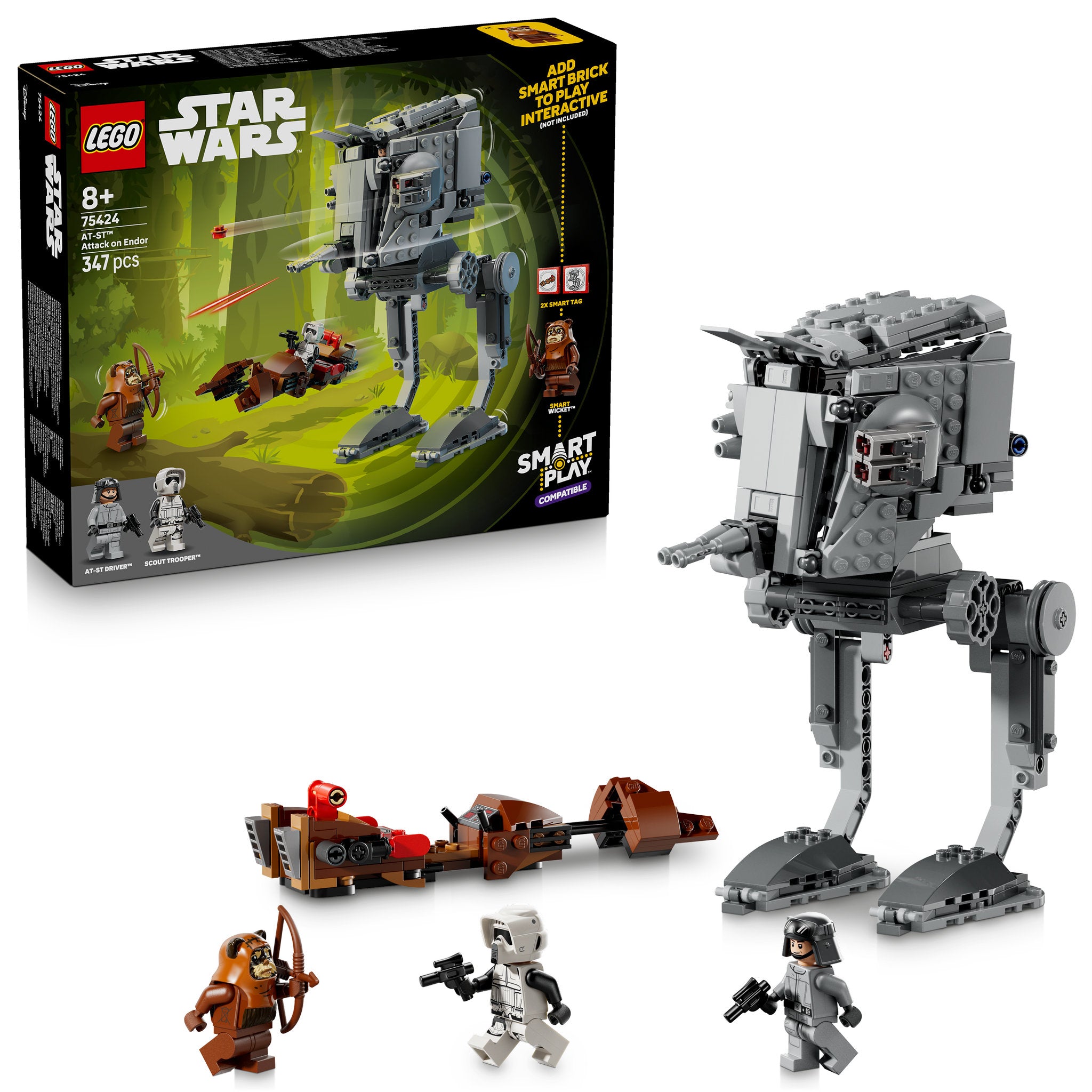 LEGO 75424 Star Wars SMART Play: AT-ST Attack on Endor – Toyworld Australia