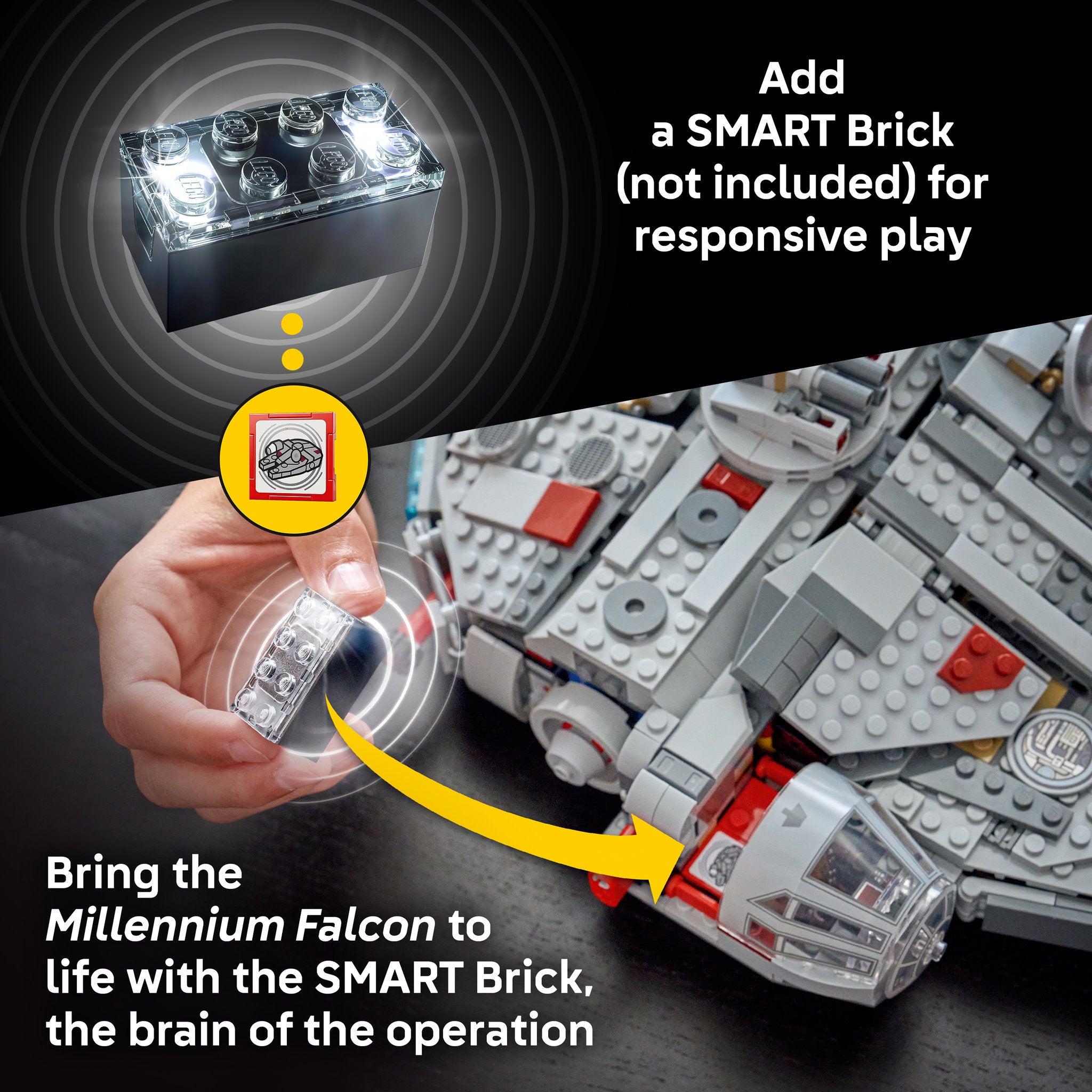 LEGO 75426 Star Wars SMART Play: Millennium Falcon - Toyworld Australia