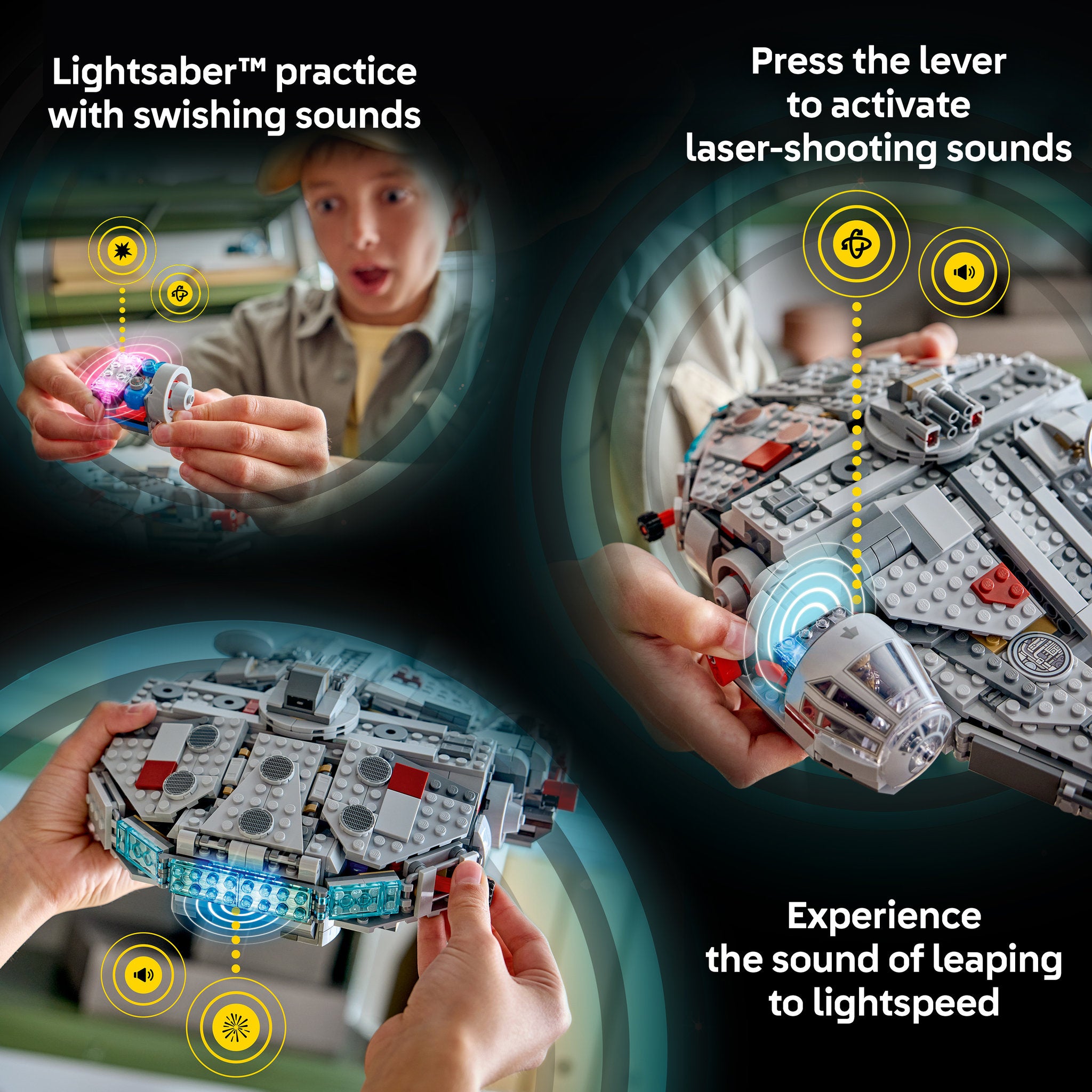 LEGO 75426 Star Wars SMART Play: Millennium Falcon - Toyworld Australia