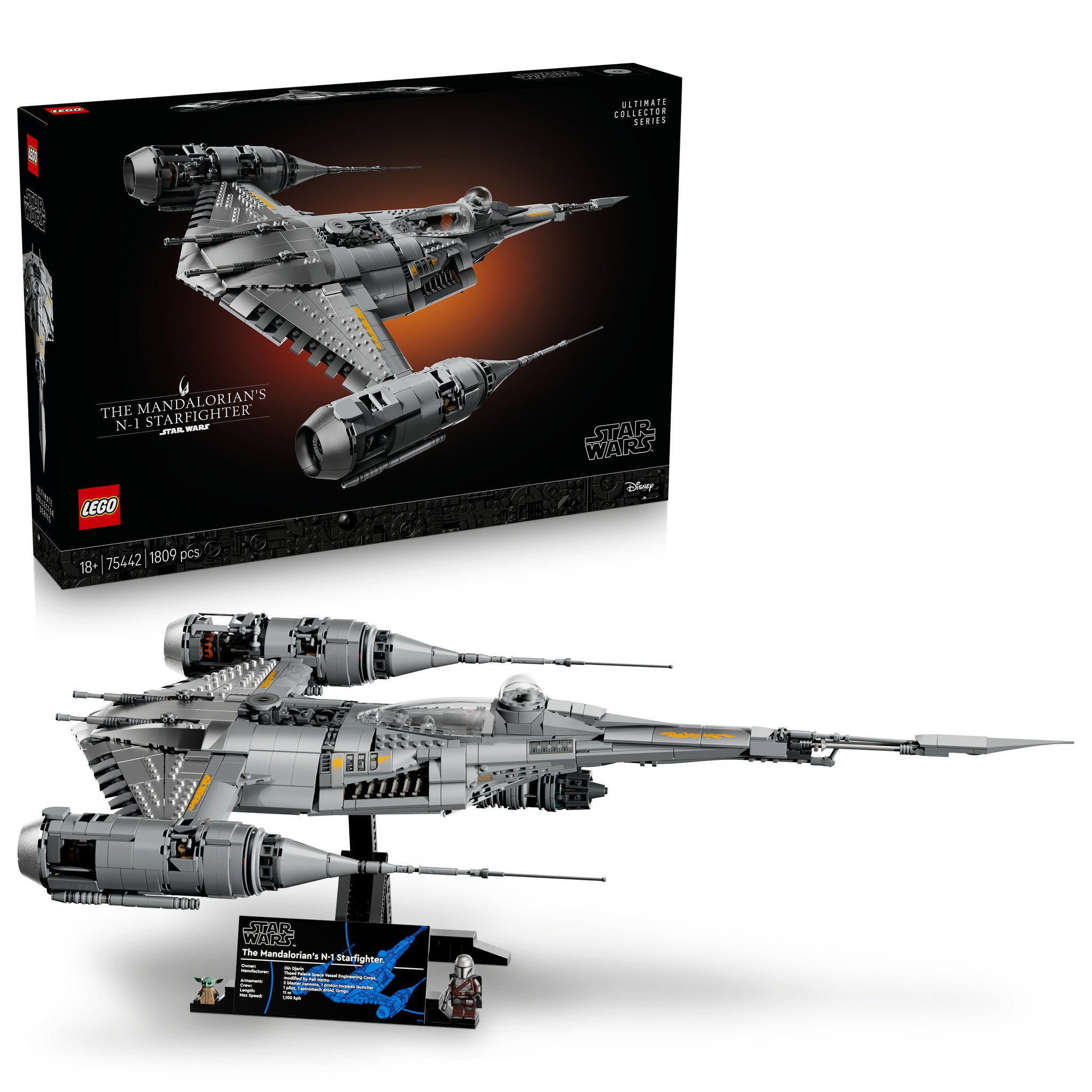 LEGO 75442 Star Wars The Mandalorian's N-1 Starfighter