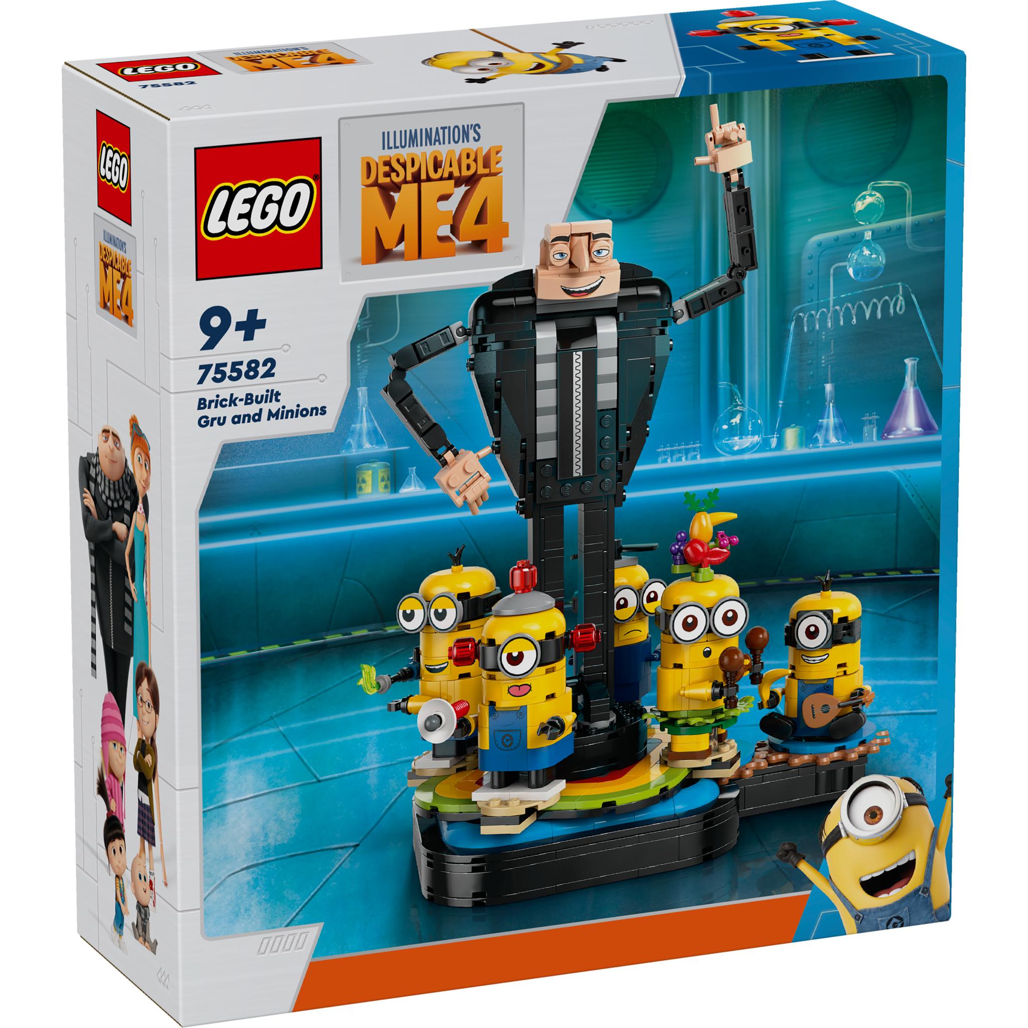 LEGO 75582 Despicable Me 4 Brick-Built Gru And Minions