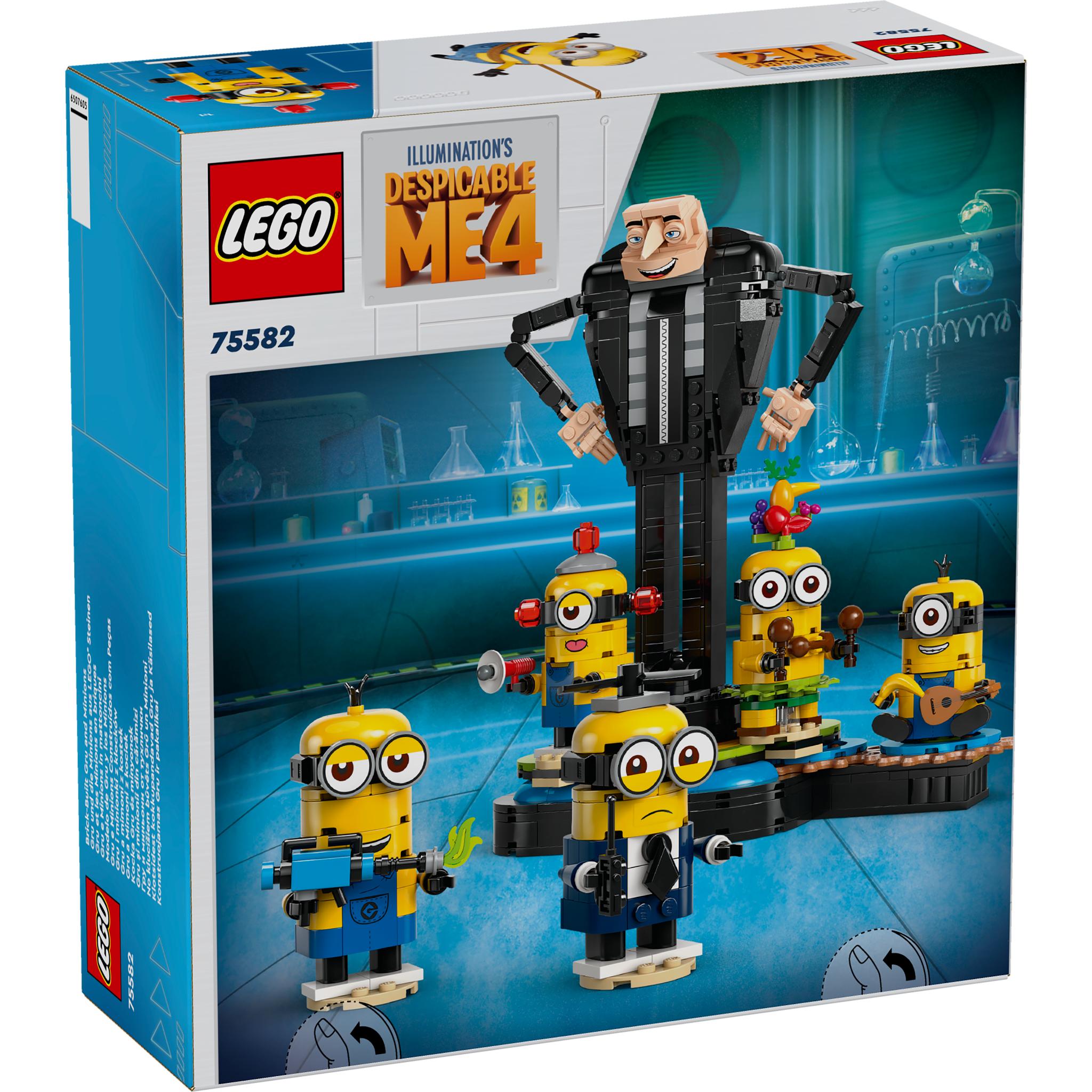 LEGO 75582 Despicable Me 4 Brick-Built Gru And Minions