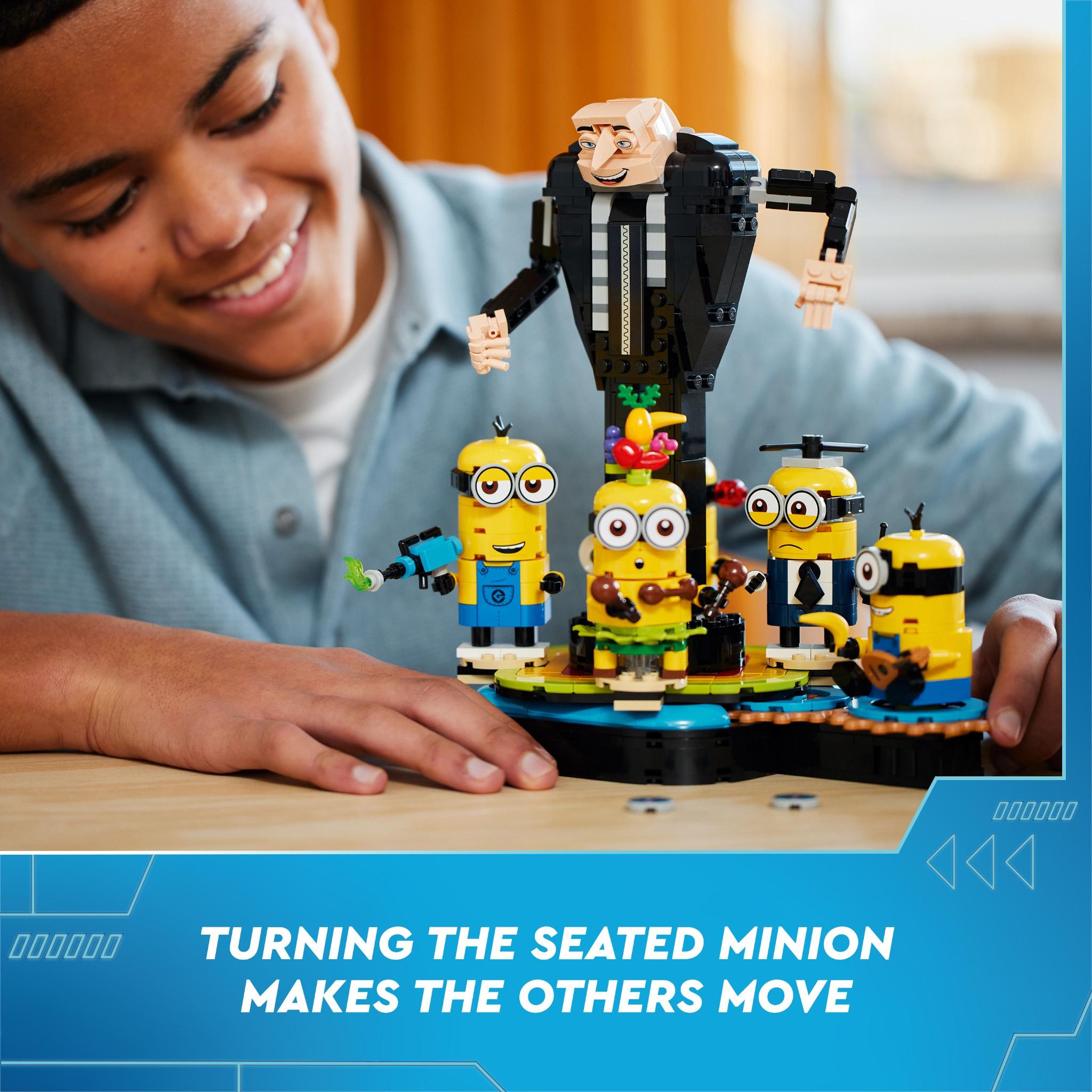 LEGO 75582 Despicable Me 4 Brick-Built Gru And Minions