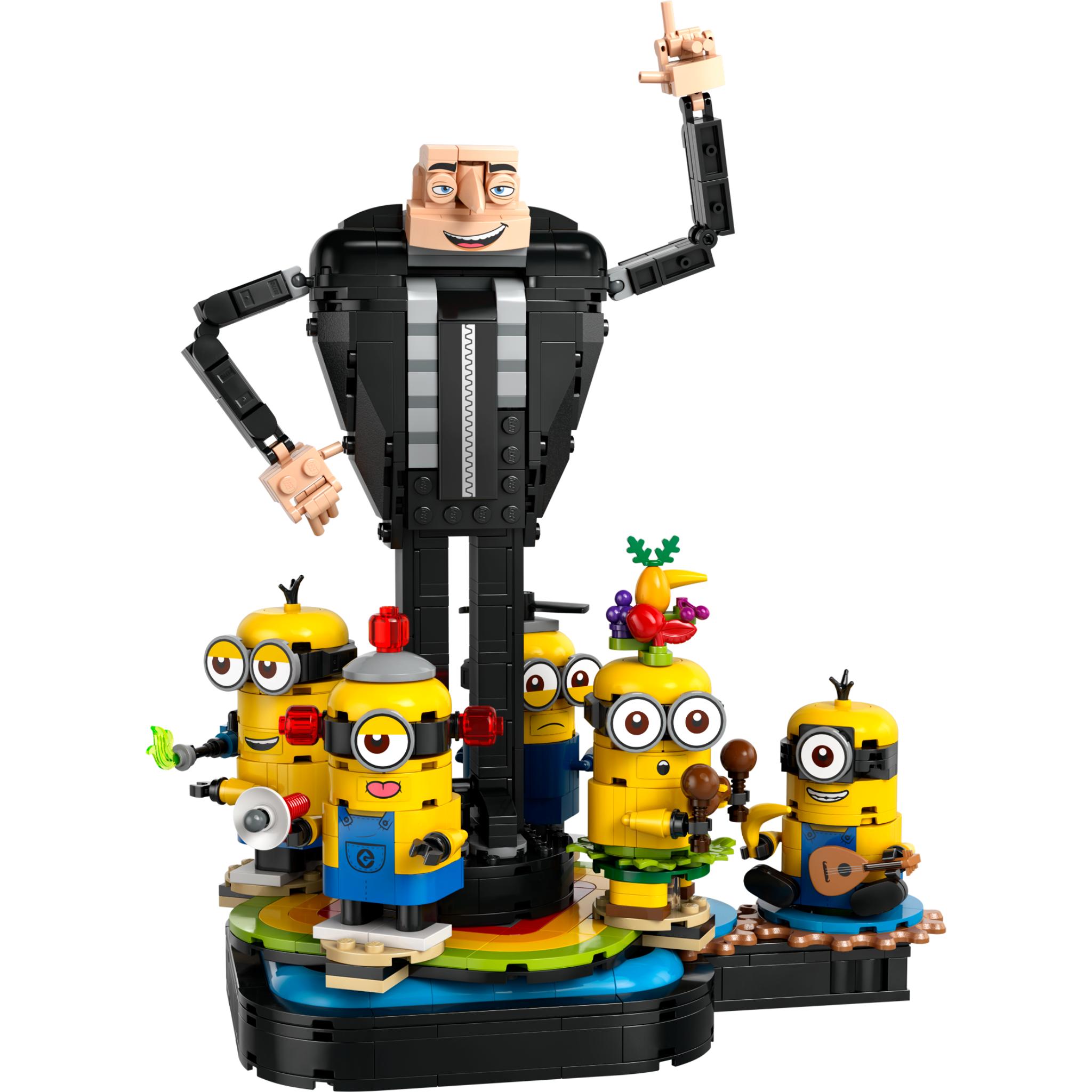 LEGO 75582 Despicable Me 4 Brick-Built Gru And Minions