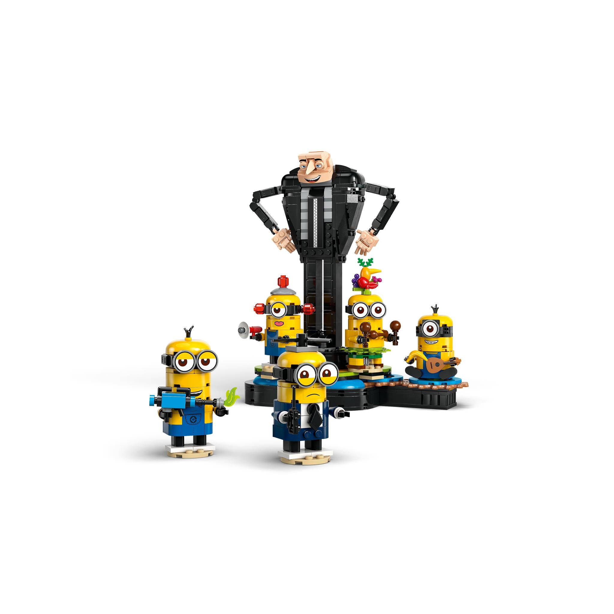 LEGO 75582 Despicable Me 4 Brick-Built Gru And Minions