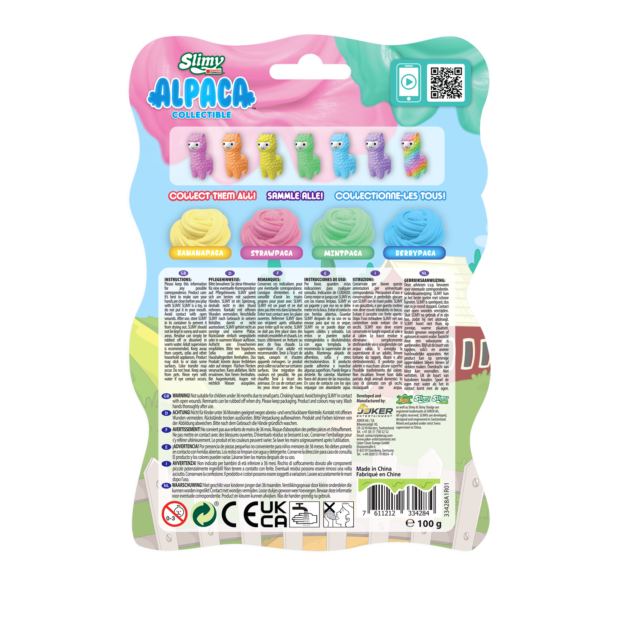 Slimy Scented Alpaca Collectibles Assorted Styles