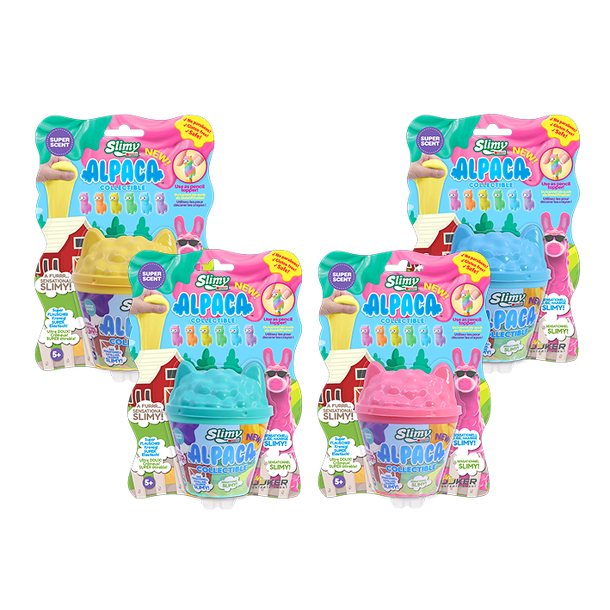 Slimy Scented Alpaca Collectibles Assorted Styles