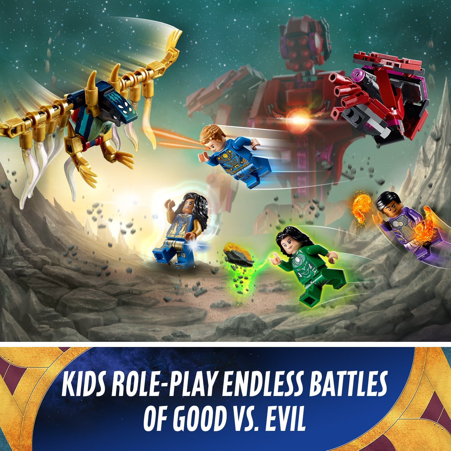 LEGO 76155 Super Heroes Eternals In Arishem's Shadow