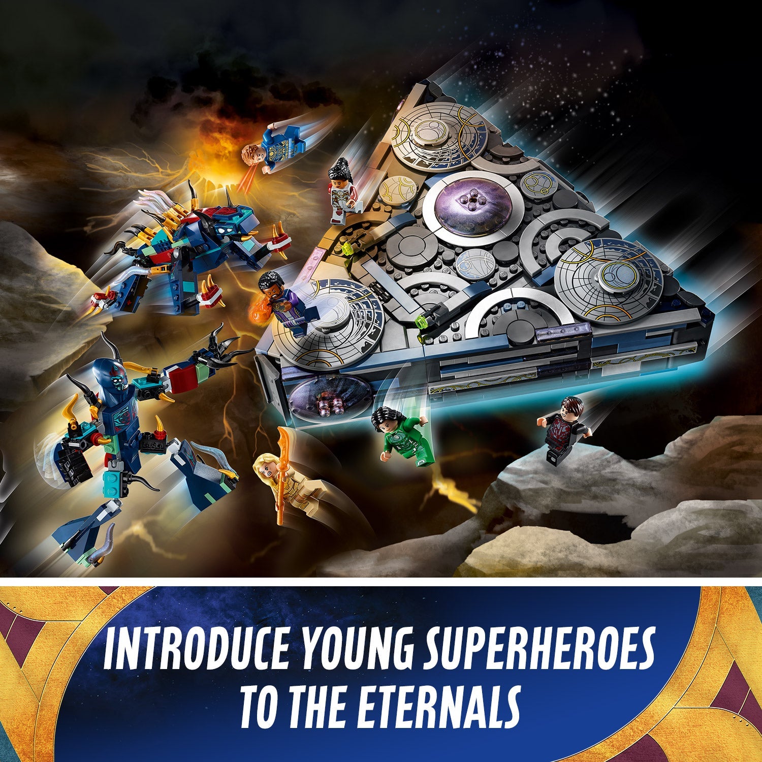 LEGO 76156 Super Heroes Eternals Rise Of The Domo