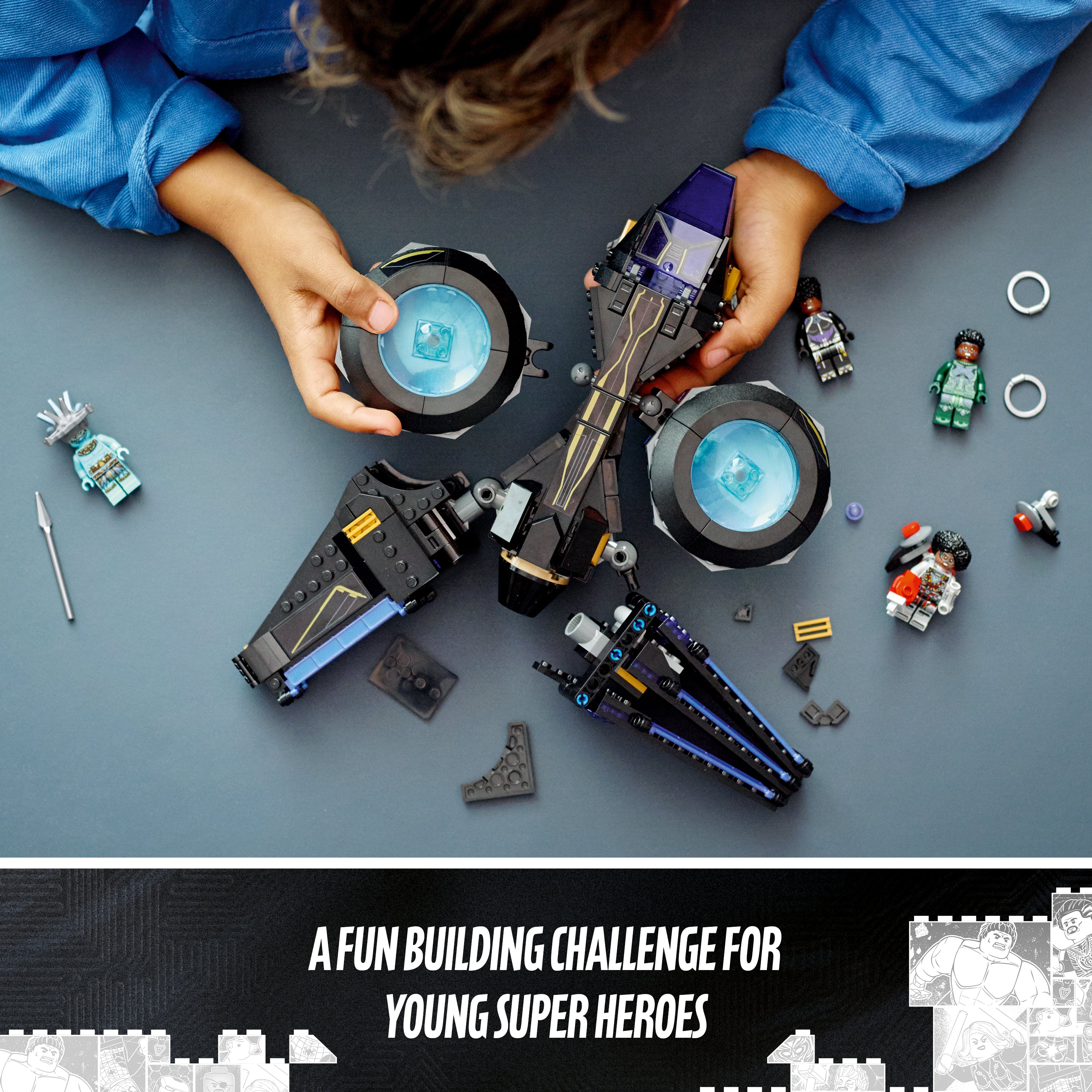 LEGO 76211 Super Heroes Marvel Black Panther Shuri's Sunbird