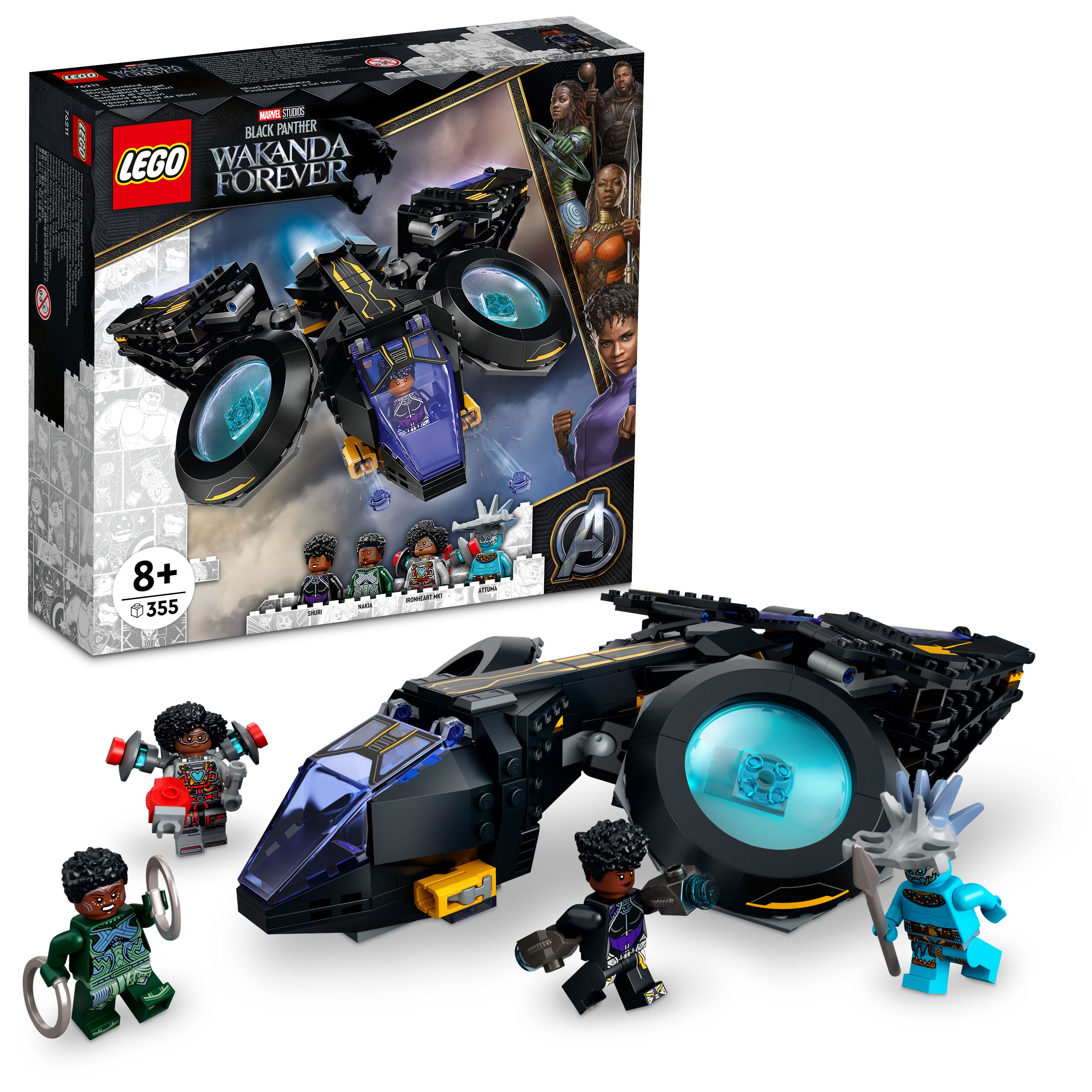 LEGO 76211 Super Heroes Marvel Black Panther Shuri's Sunbird