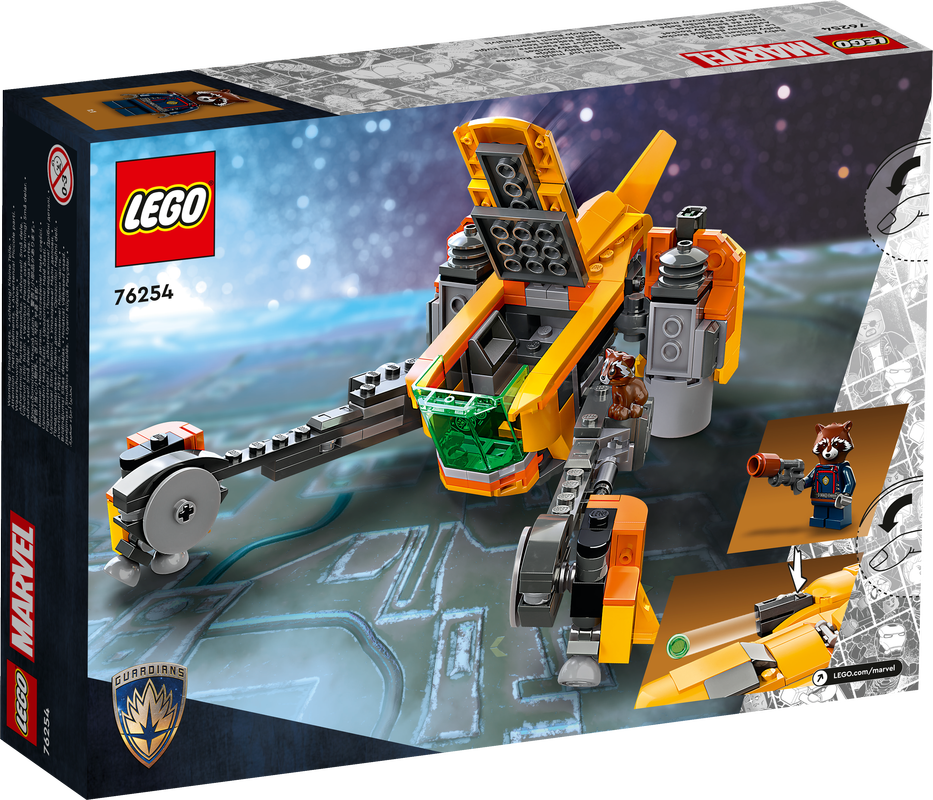 LEGO 76254 Super Heroes Marvel Baby Rocket's Ship