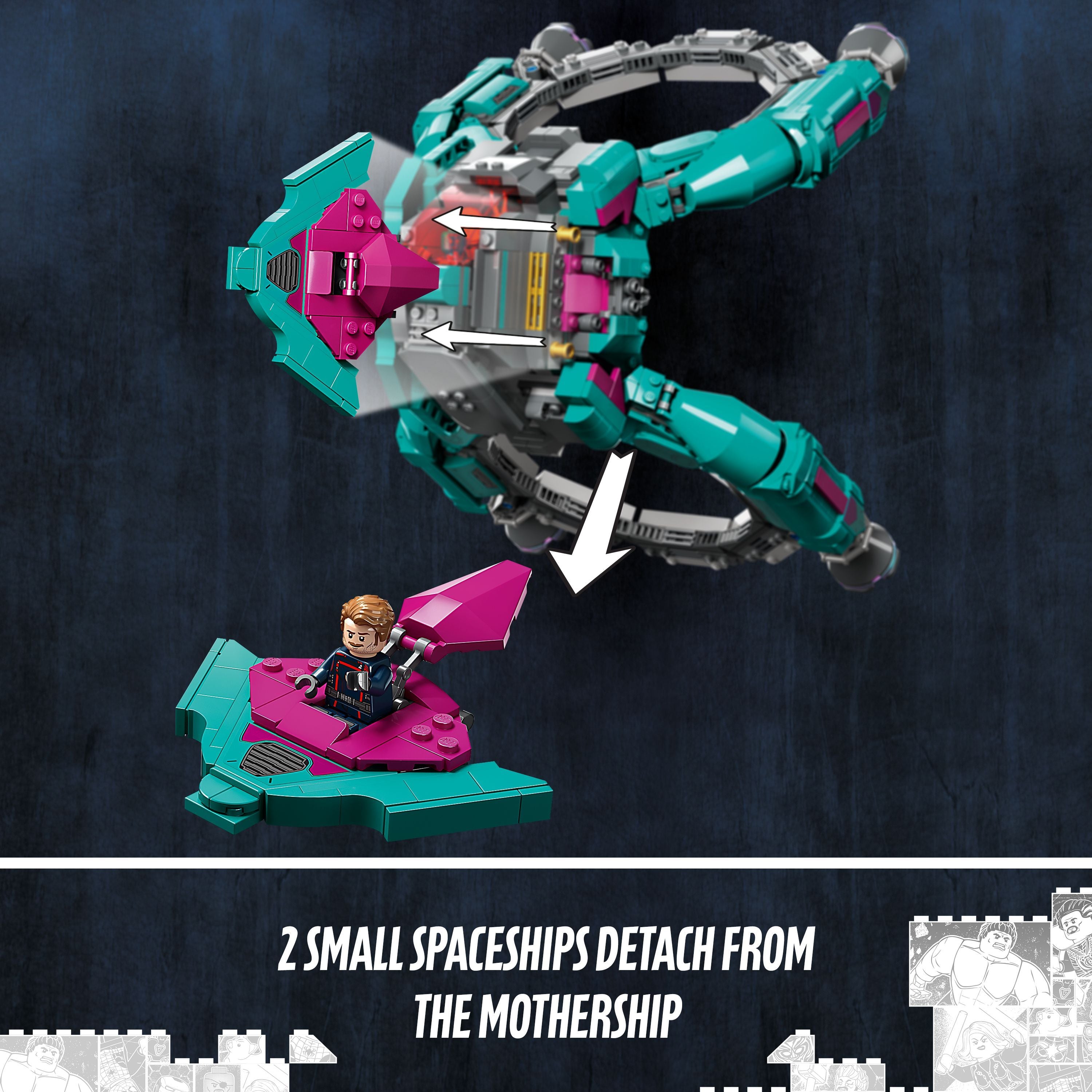 ゆ LEGO 76255 The New Guardians' Ship - LEGO Super Heroes